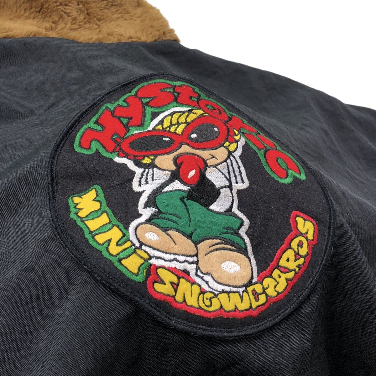 Hysteric Glamour Vintage Hysteric Snowboards Lined Fleece Bomber Jacket Size US XL / EU 56 / 4 - 5 Thumbnail