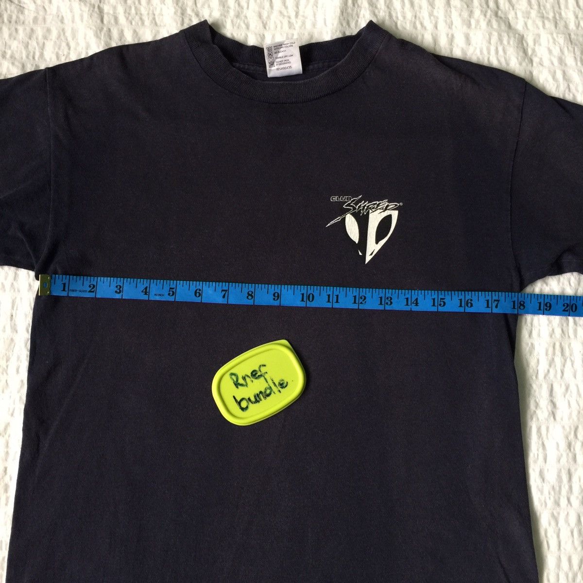 Other Club shred tshirt faded fabric made in usa sewn in mexico Size US S / EU 44-46 / 1 - 16 Thumbnail