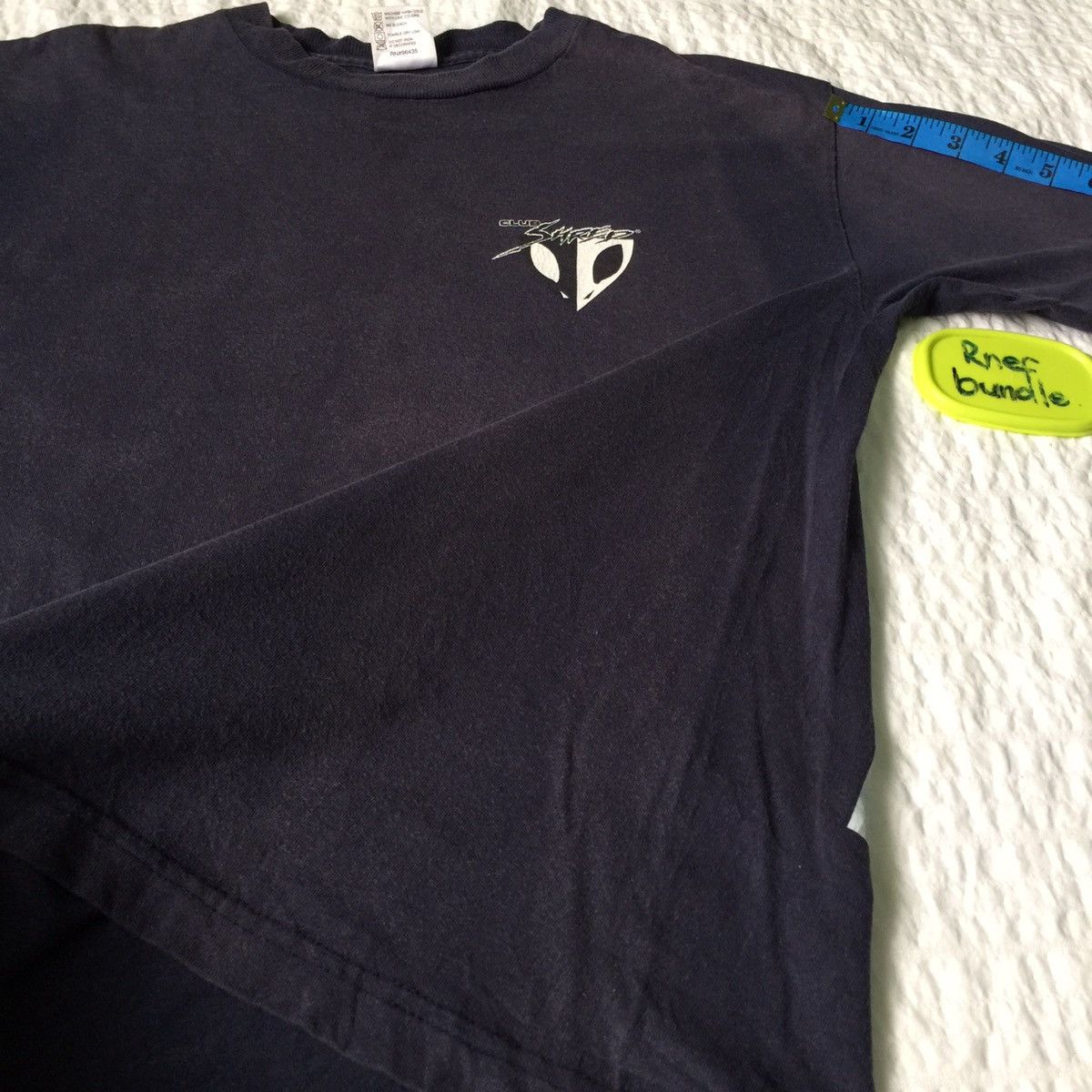 Other Club shred tshirt faded fabric made in usa sewn in mexico Size US S / EU 44-46 / 1 - 19 Thumbnail