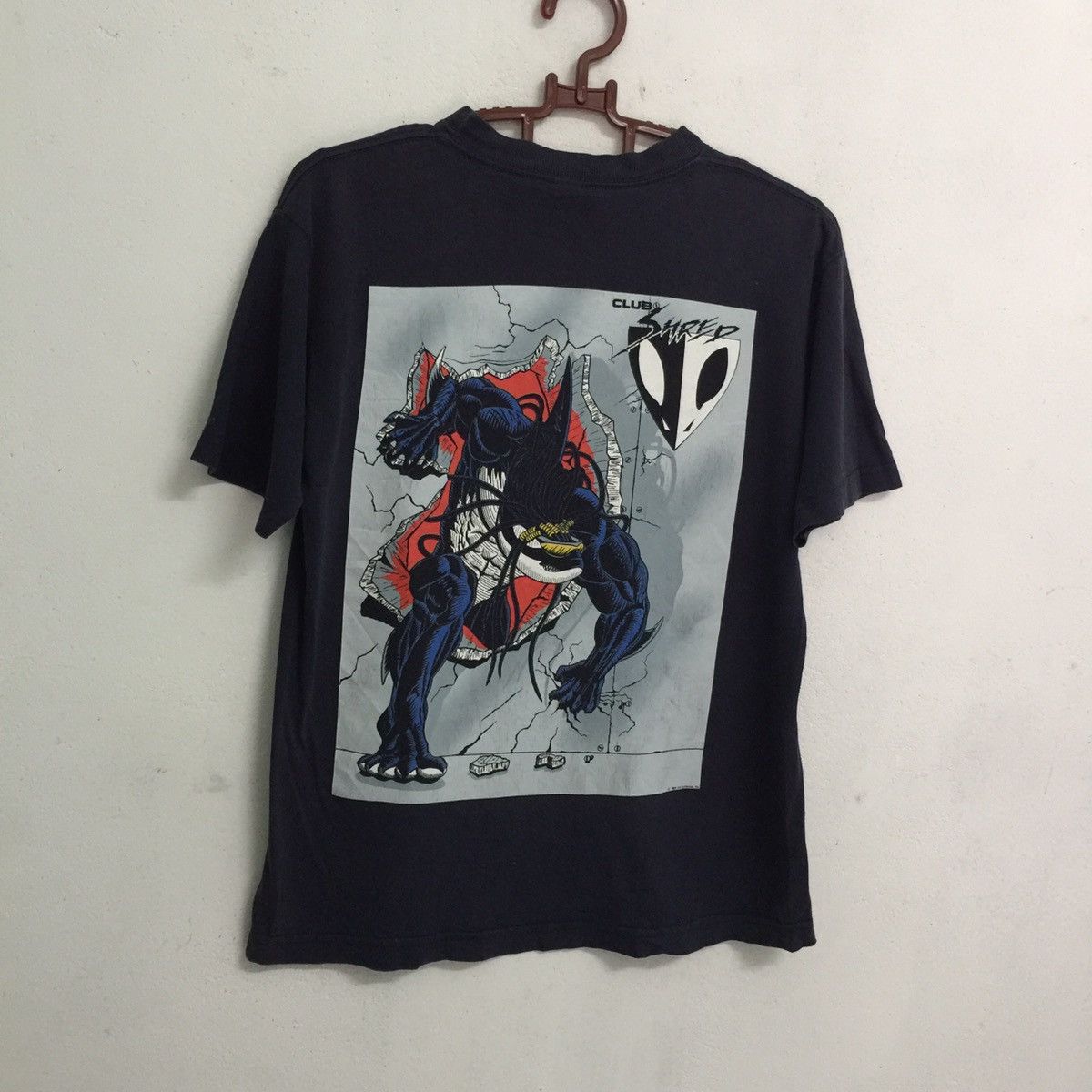 Other Club shred tshirt faded fabric made in usa sewn in mexico Size US S / EU 44-46 / 1 - 3 Thumbnail