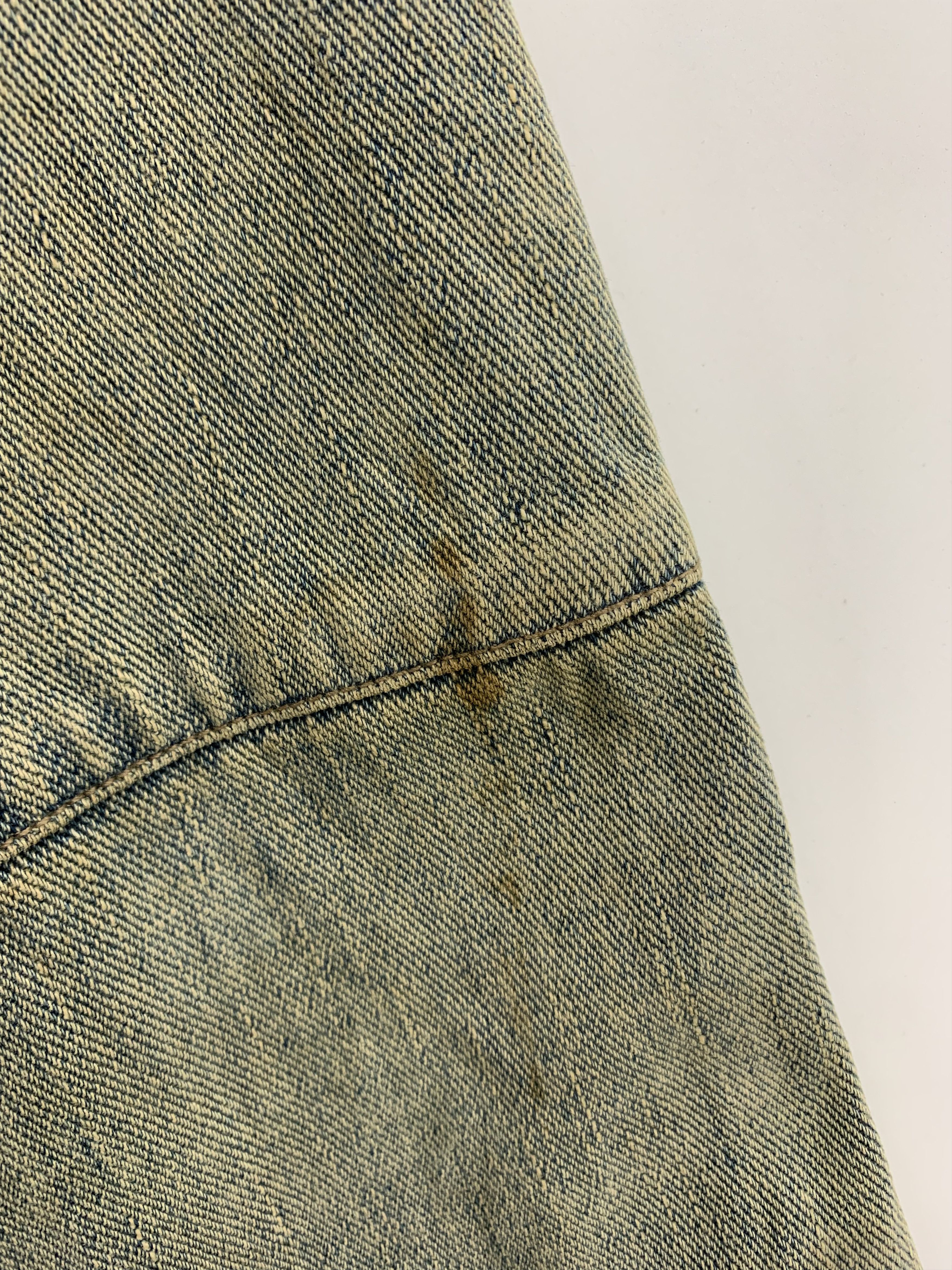 Japanese Brand Vintage Royal Blue Denim Jacket Faded Ripped Size US L / EU 52-54 / 3 - 7 Thumbnail