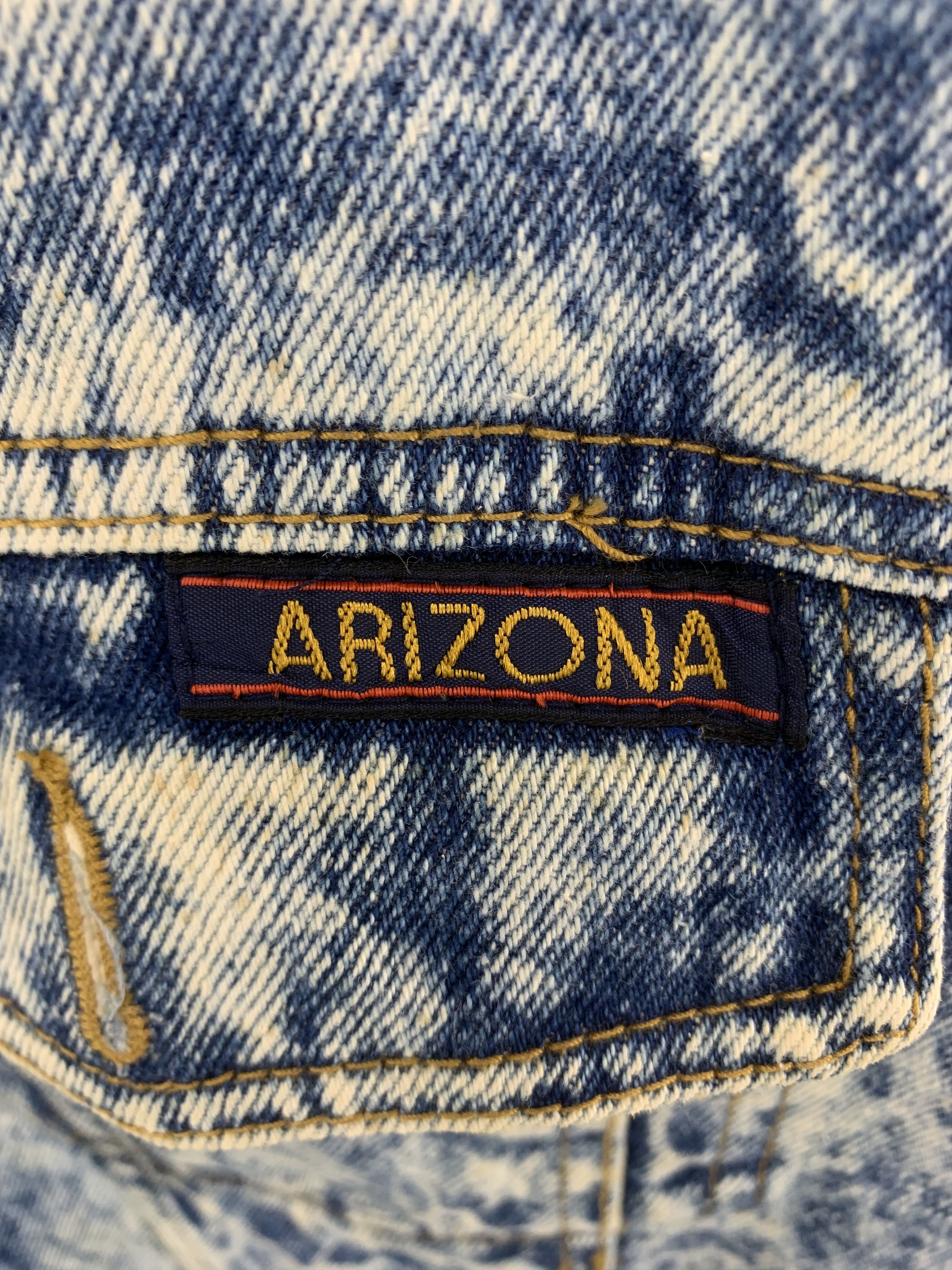 Arizona Jean Co. Vintage Arizona Acid Wash Denim Jacket Size US S / EU 44-46 / 1 - 3 Thumbnail