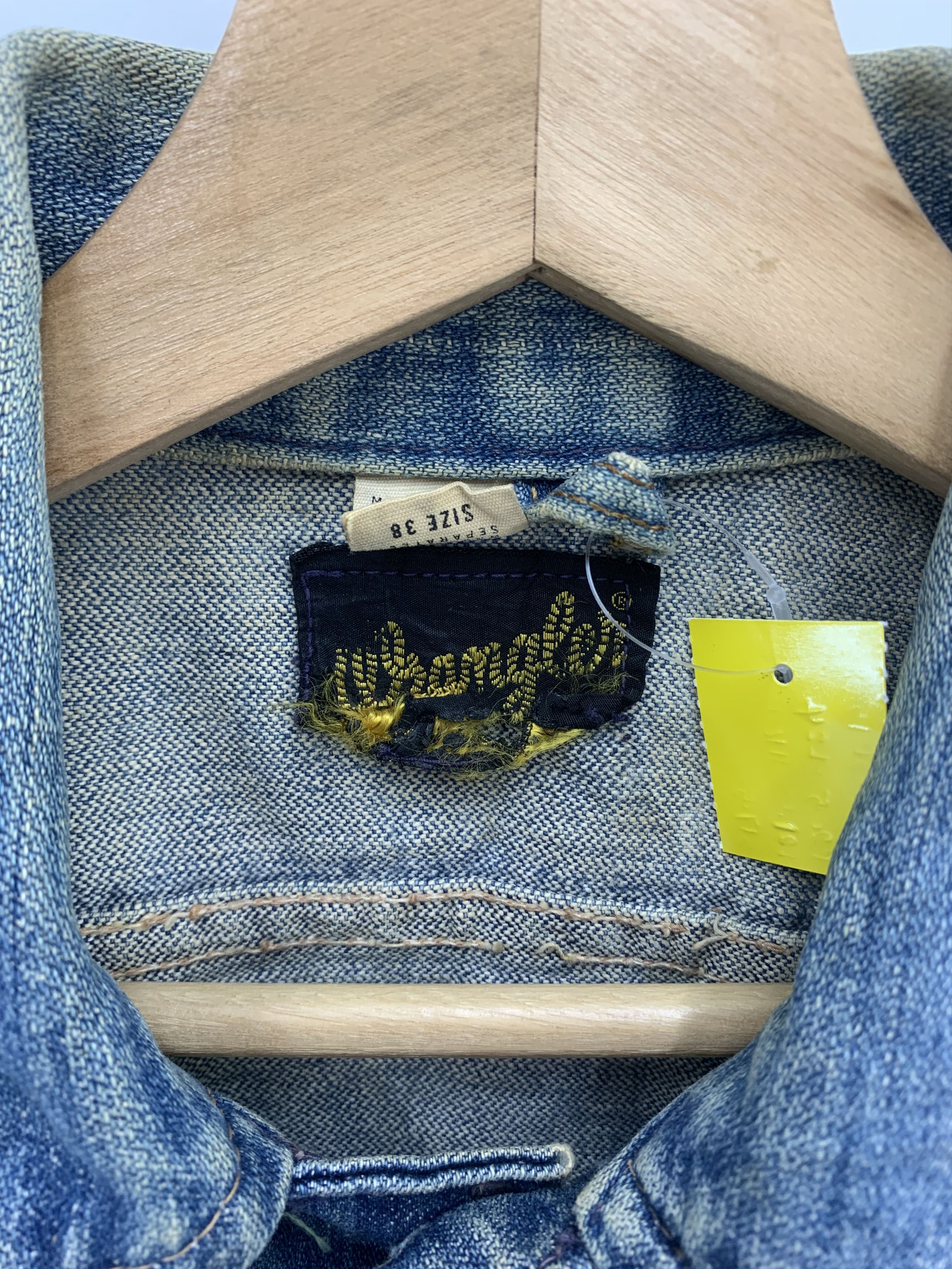Vintage Vintage Wrangler Denim Jacket Faded Size US S / EU 44-46 / 1 - 4 Thumbnail