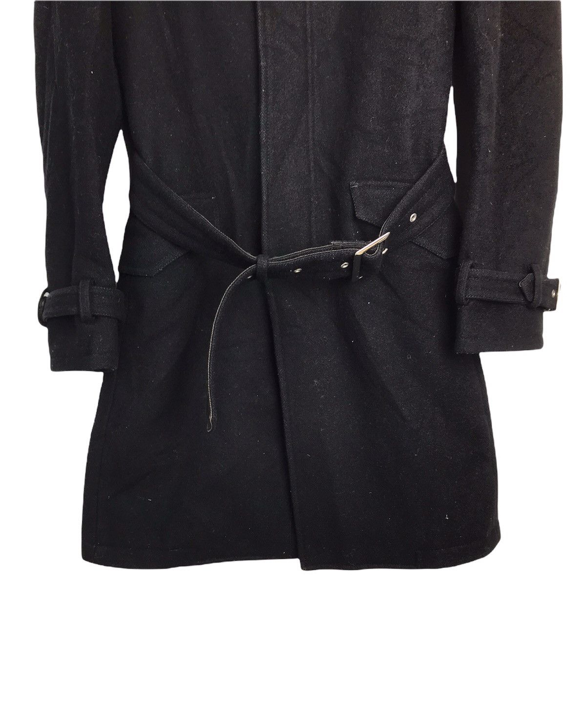 Tornado Mart Tornado Mart wool long coat zipper button up jacket Size US M / EU 48-50 / 2 - 3 Thumbnail