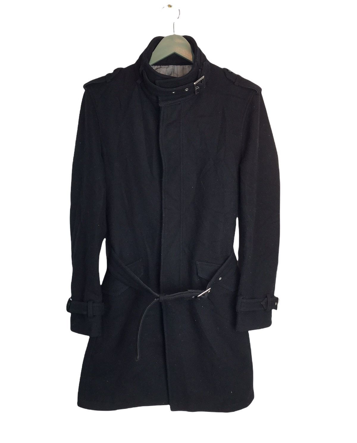 Tornado Mart Tornado Mart wool long coat zipper button up jacket Size US M / EU 48-50 / 2 - 2 Thumbnail