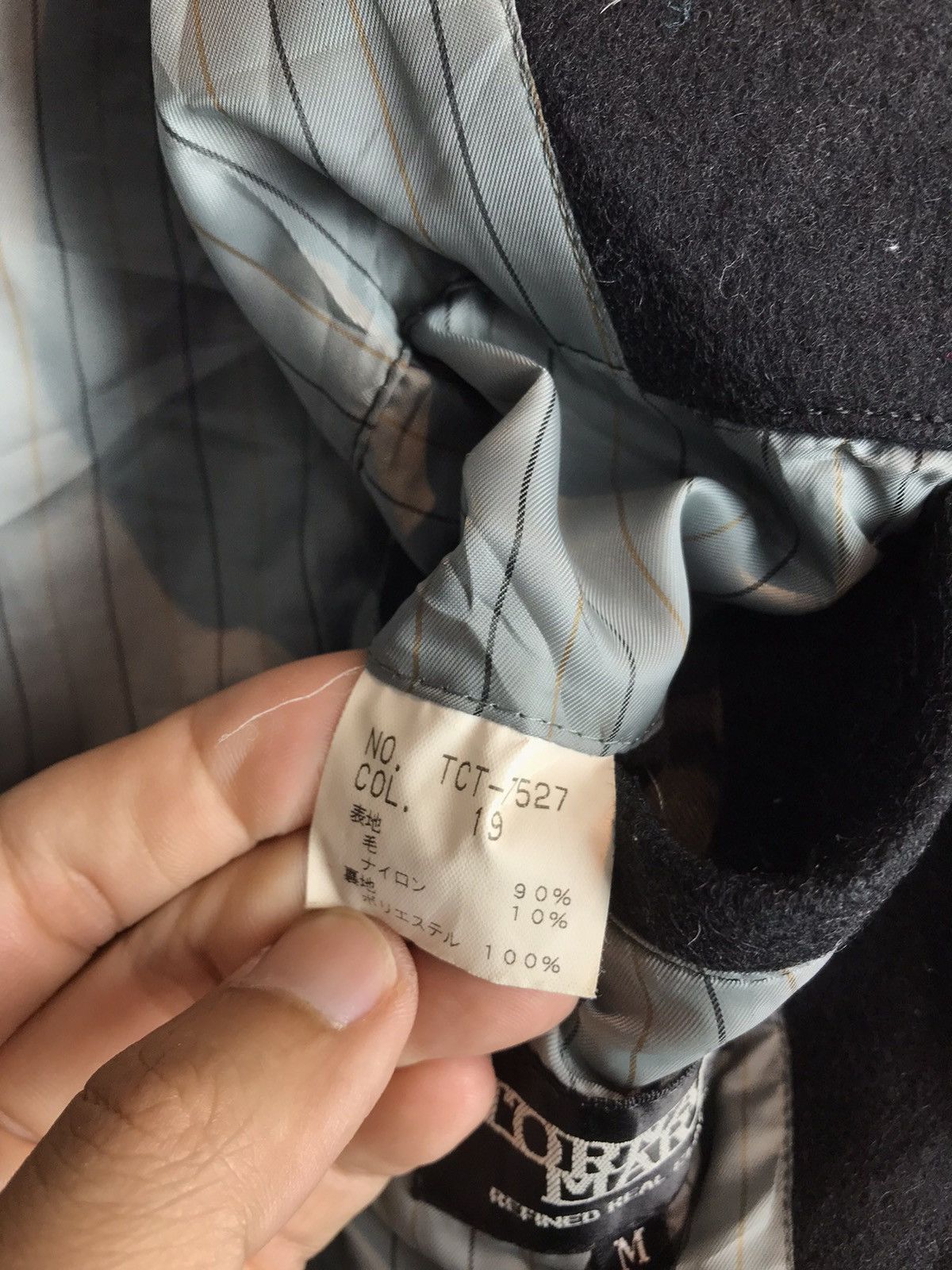 Tornado Mart Tornado Mart wool long coat zipper button up jacket Size US M / EU 48-50 / 2 - 7 Thumbnail