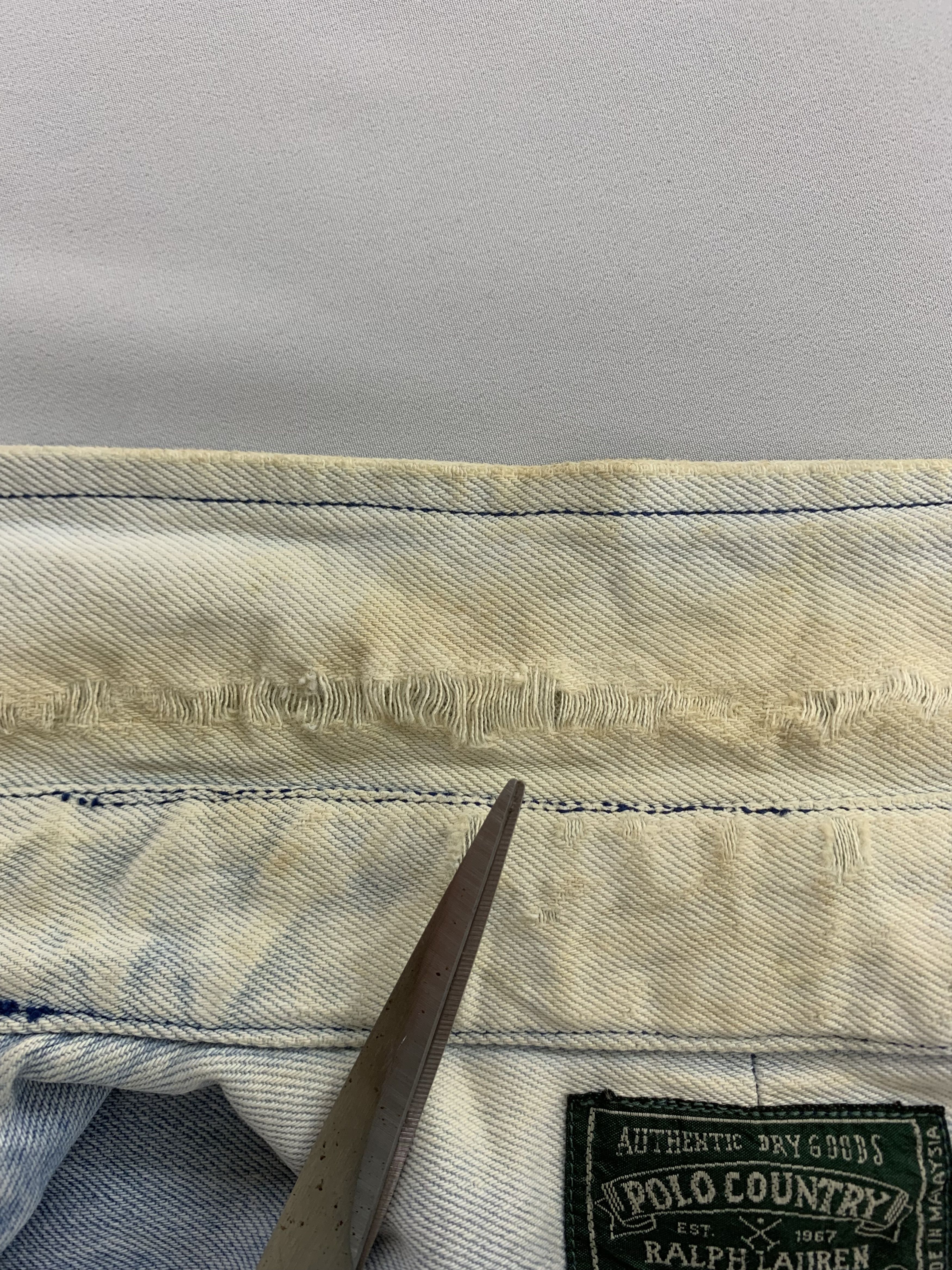 Polo Ralph Lauren Vintage Polo Ralph Lauren Denim Jacket Faded Dirty Size US L / EU 52-54 / 3 - 18 Thumbnail