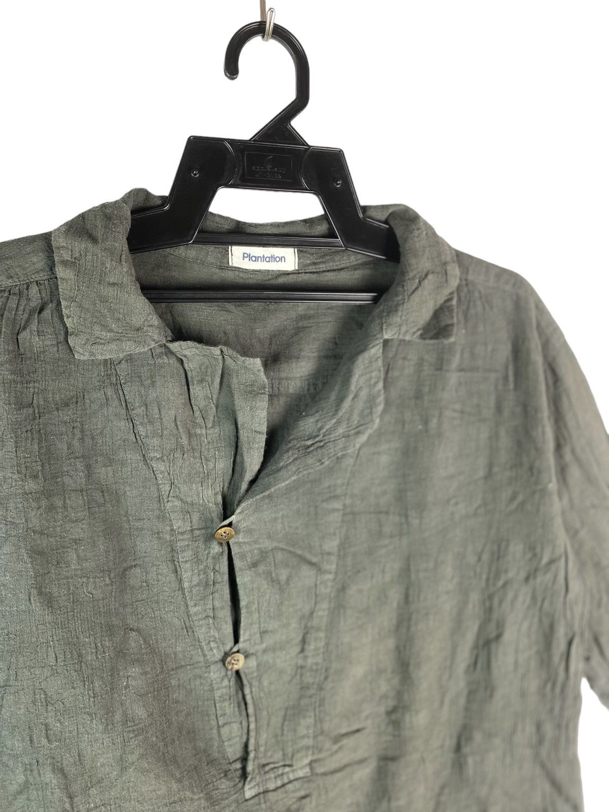 Vintage Vtg PLANTATION by Issey Miyake pleats blouse shirt Size M / US 6-8 / IT 42-44 - 2 Thumbnail