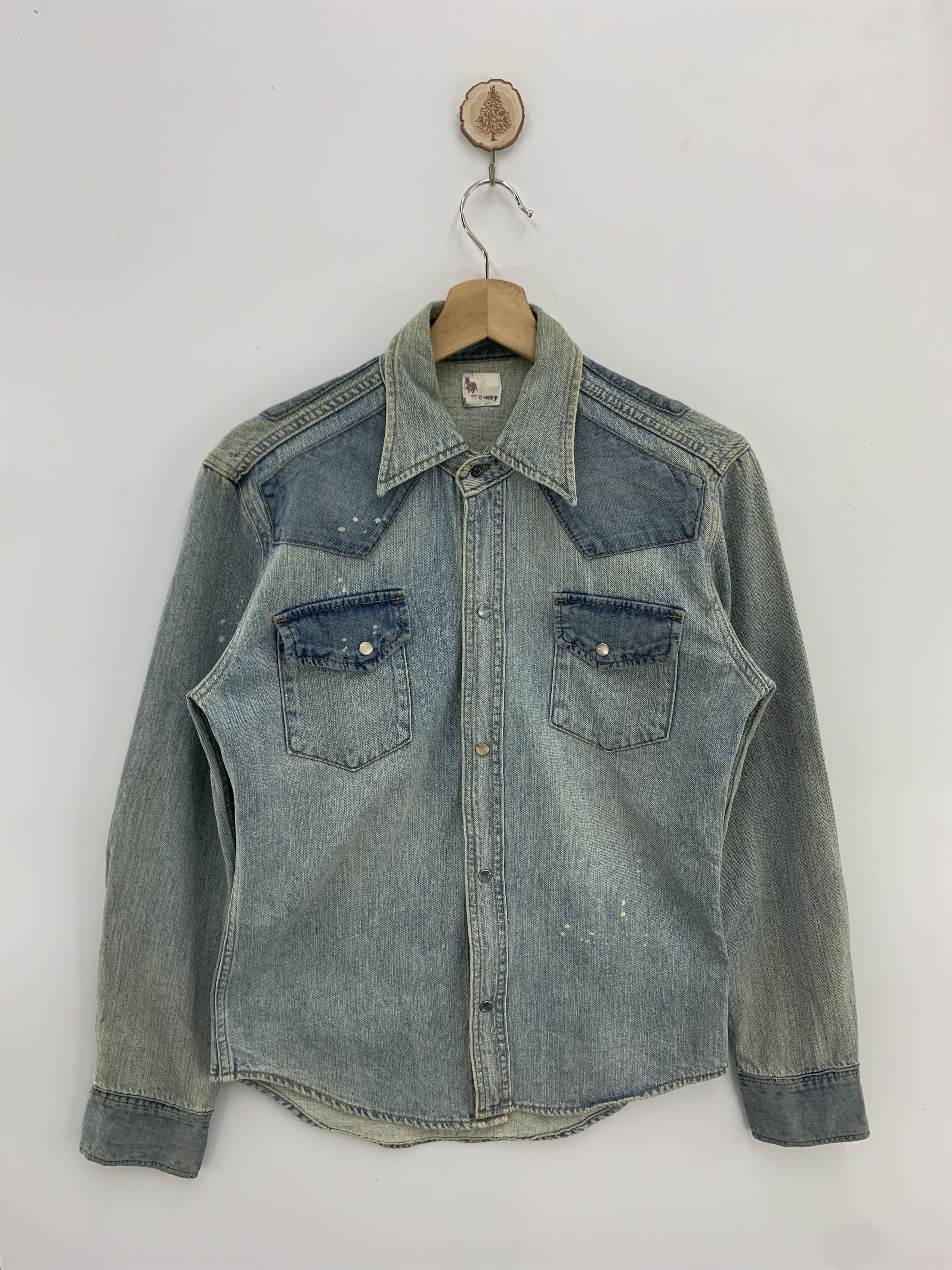 Japanese Brand Vintage Coney Denim Jacket Size US L / EU 52-54 / 3 - 1 Thumbnail