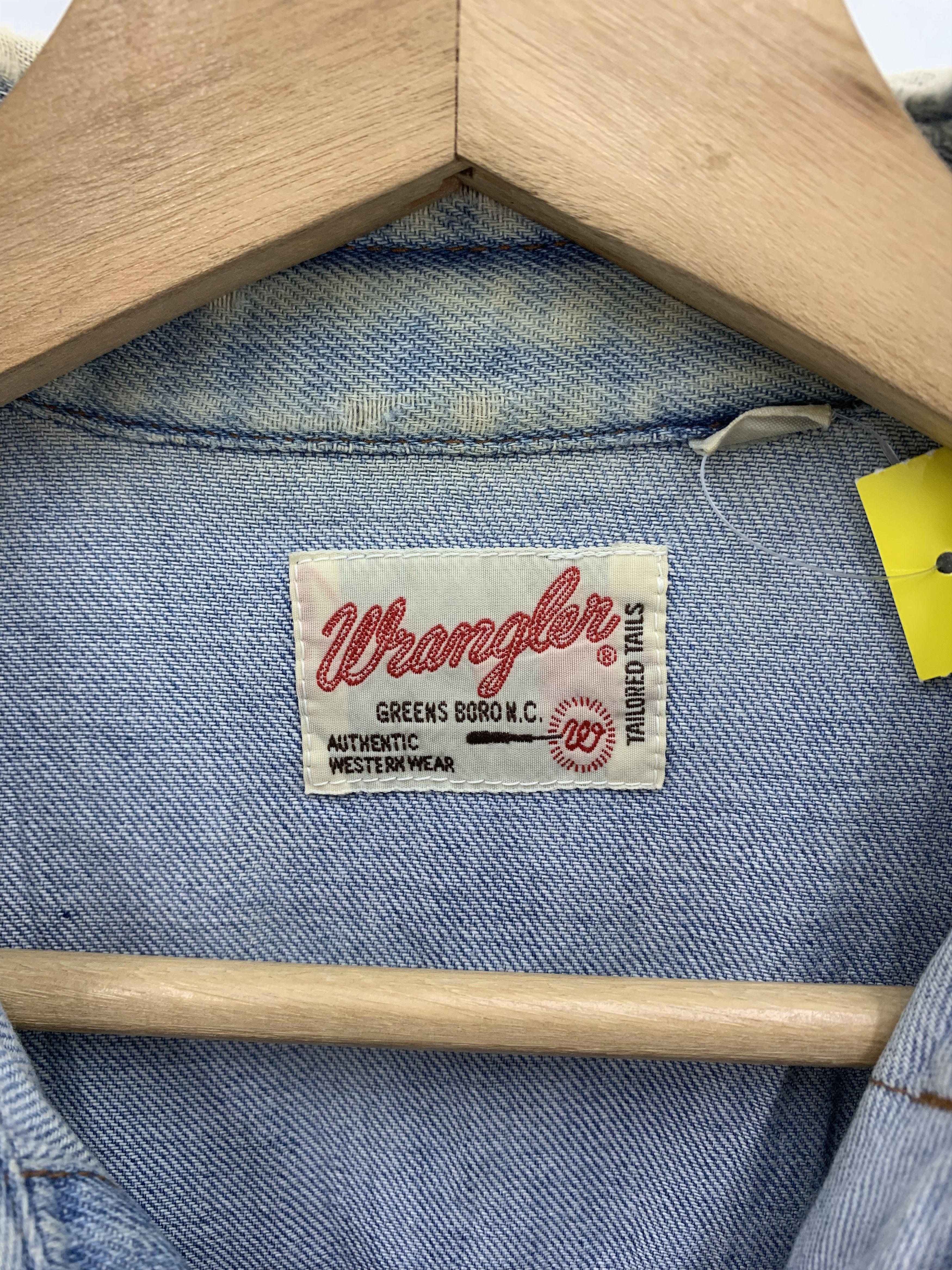 Vintage Vintage Wrangler Denim Jacket Baggy Oversized Size US XL / EU 56 / 4 - 4 Thumbnail