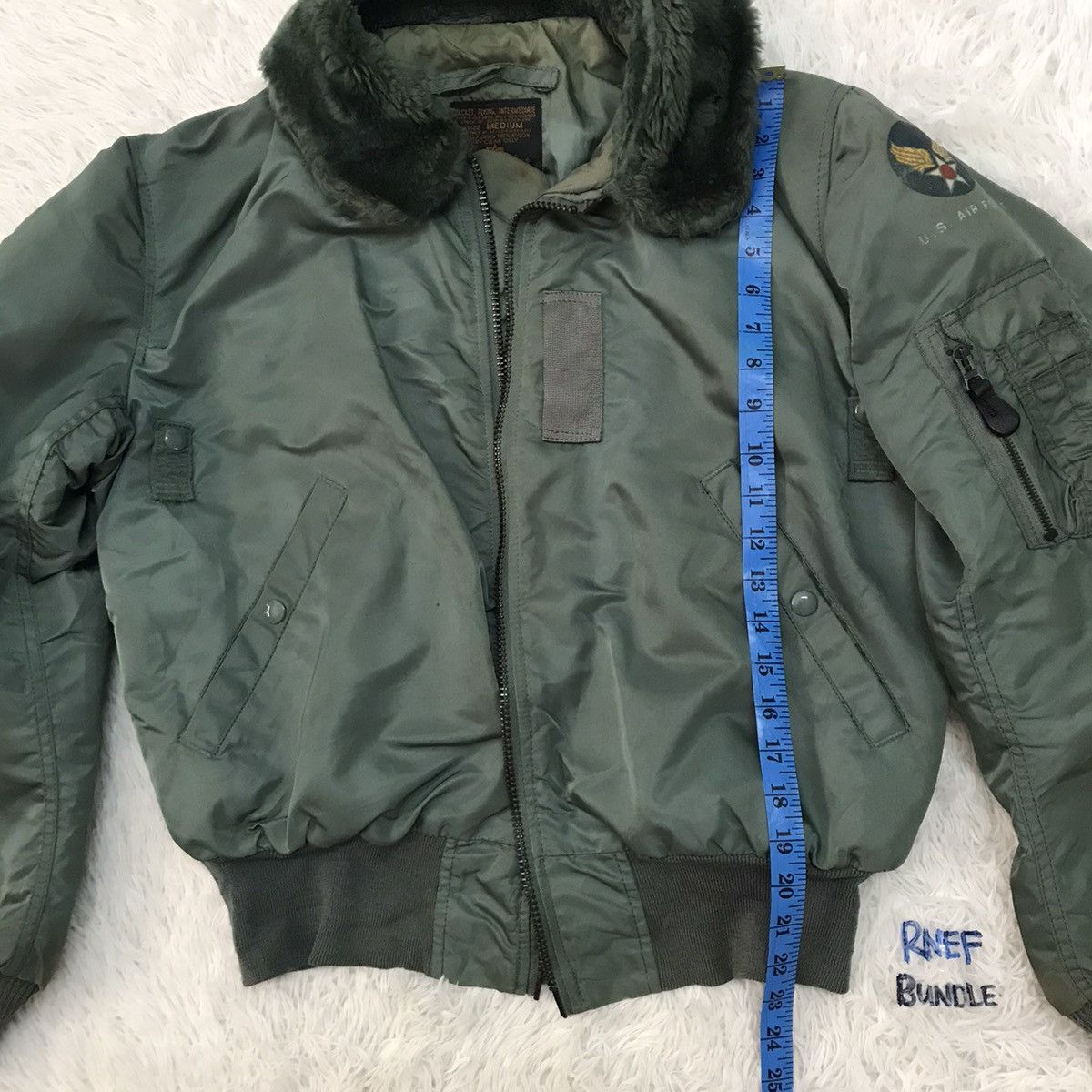 Alpha Industries Vintage Alpha Industries Bomber Jacket (main zip broken) Size US M / EU 48-50 / 2 - 9 Thumbnail