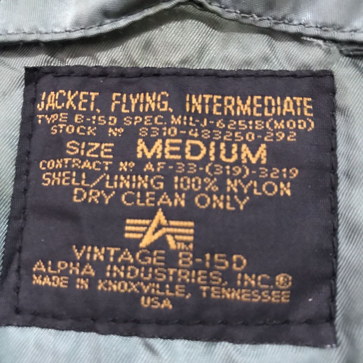 Alpha Industries Vintage Alpha Industries Bomber Jacket (main zip broken) Size US M / EU 48-50 / 2 - 19 Thumbnail