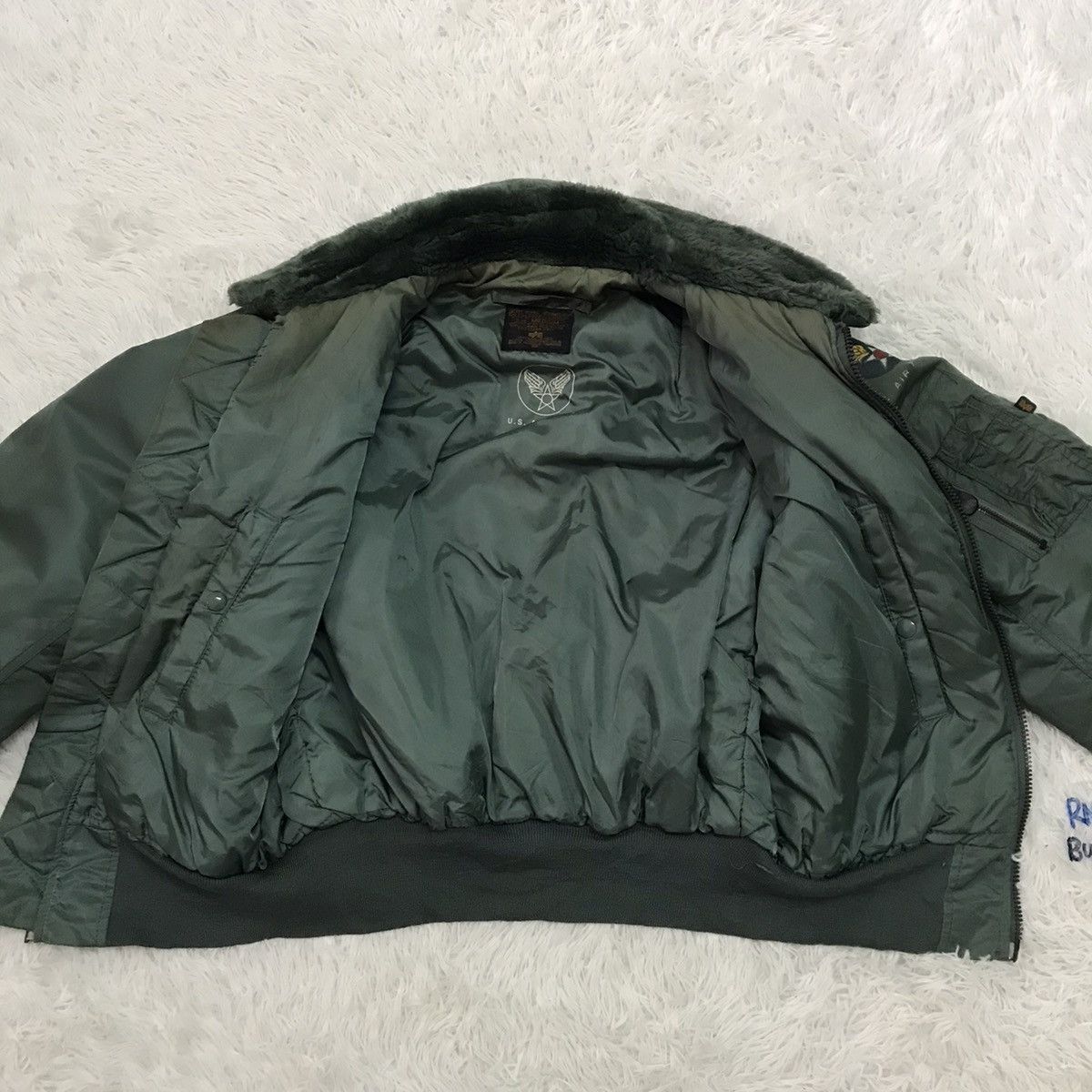 Alpha Industries Vintage Alpha Industries Bomber Jacket (main zip broken) Size US M / EU 48-50 / 2 - 17 Thumbnail
