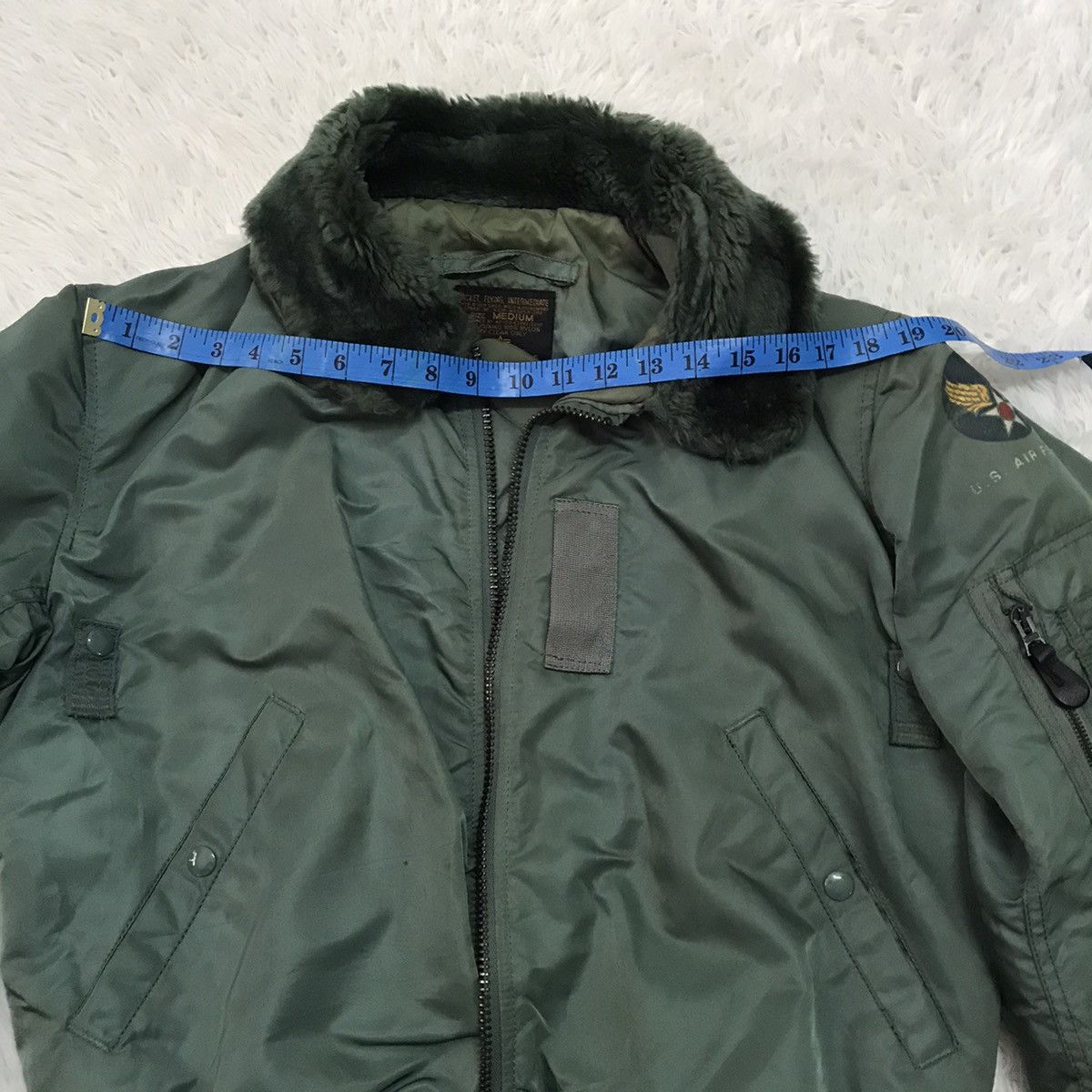 Alpha Industries Vintage Alpha Industries Bomber Jacket (main zip broken) Size US M / EU 48-50 / 2 - 8 Thumbnail