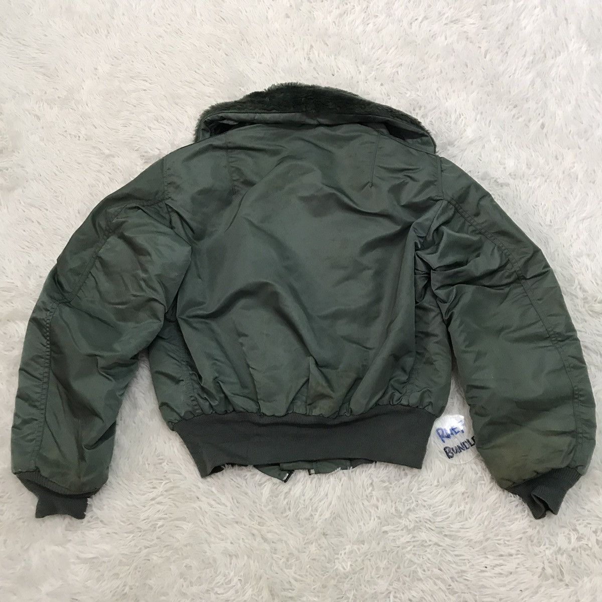 Alpha Industries Vintage Alpha Industries Bomber Jacket (main zip broken) Size US M / EU 48-50 / 2 - 2 Thumbnail