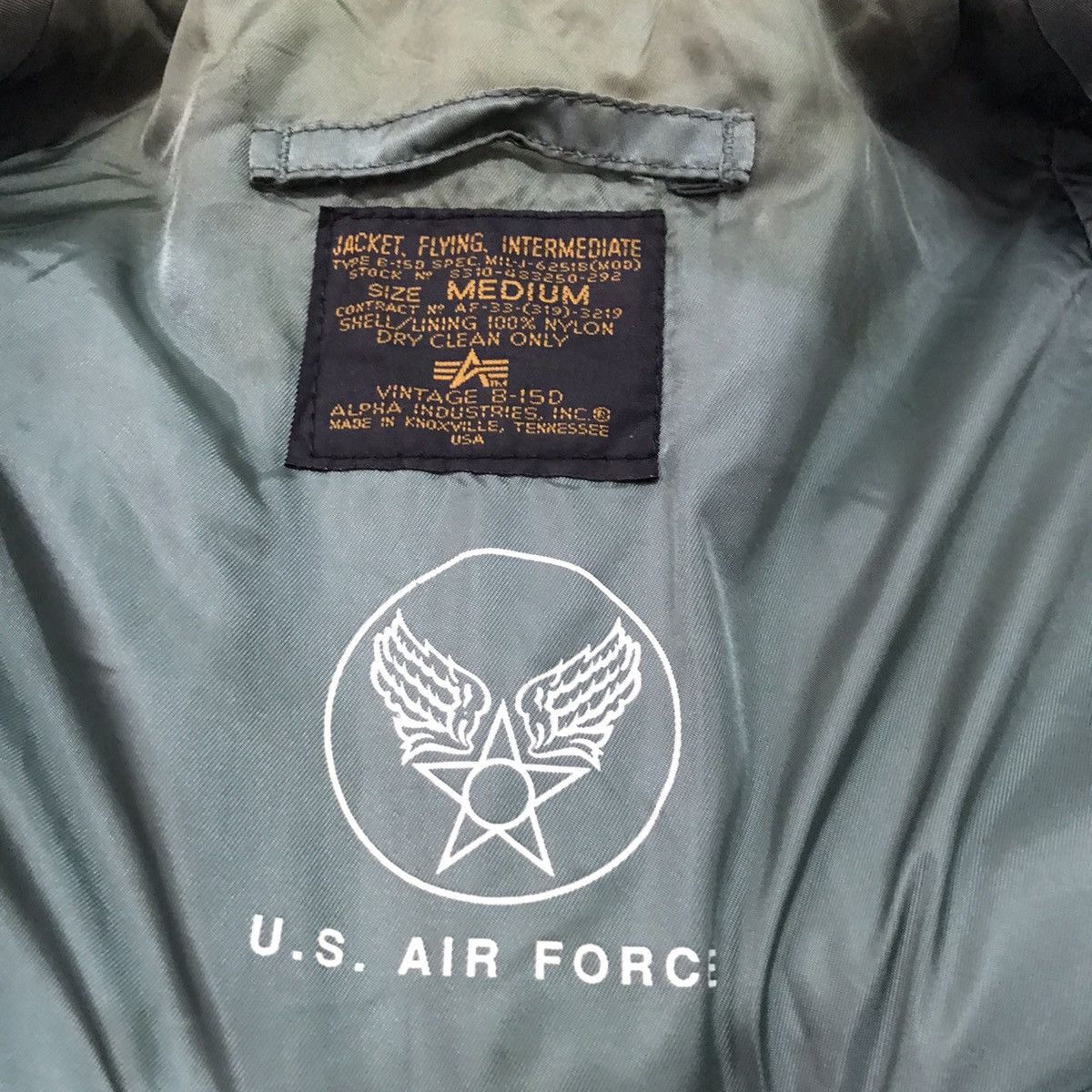 Alpha Industries Vintage Alpha Industries Bomber Jacket (main zip broken) Size US M / EU 48-50 / 2 - 18 Thumbnail