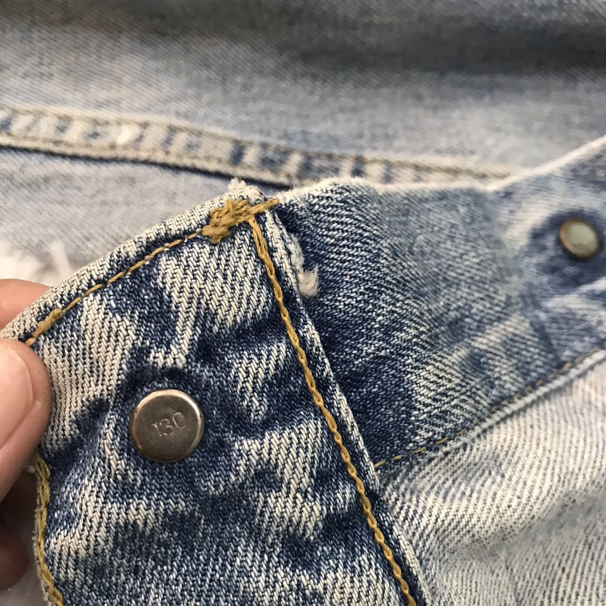 Levi's vintage denim jacket,LEVIS big E made in japan Size US S / EU 44-46 / 1 - 17 Thumbnail