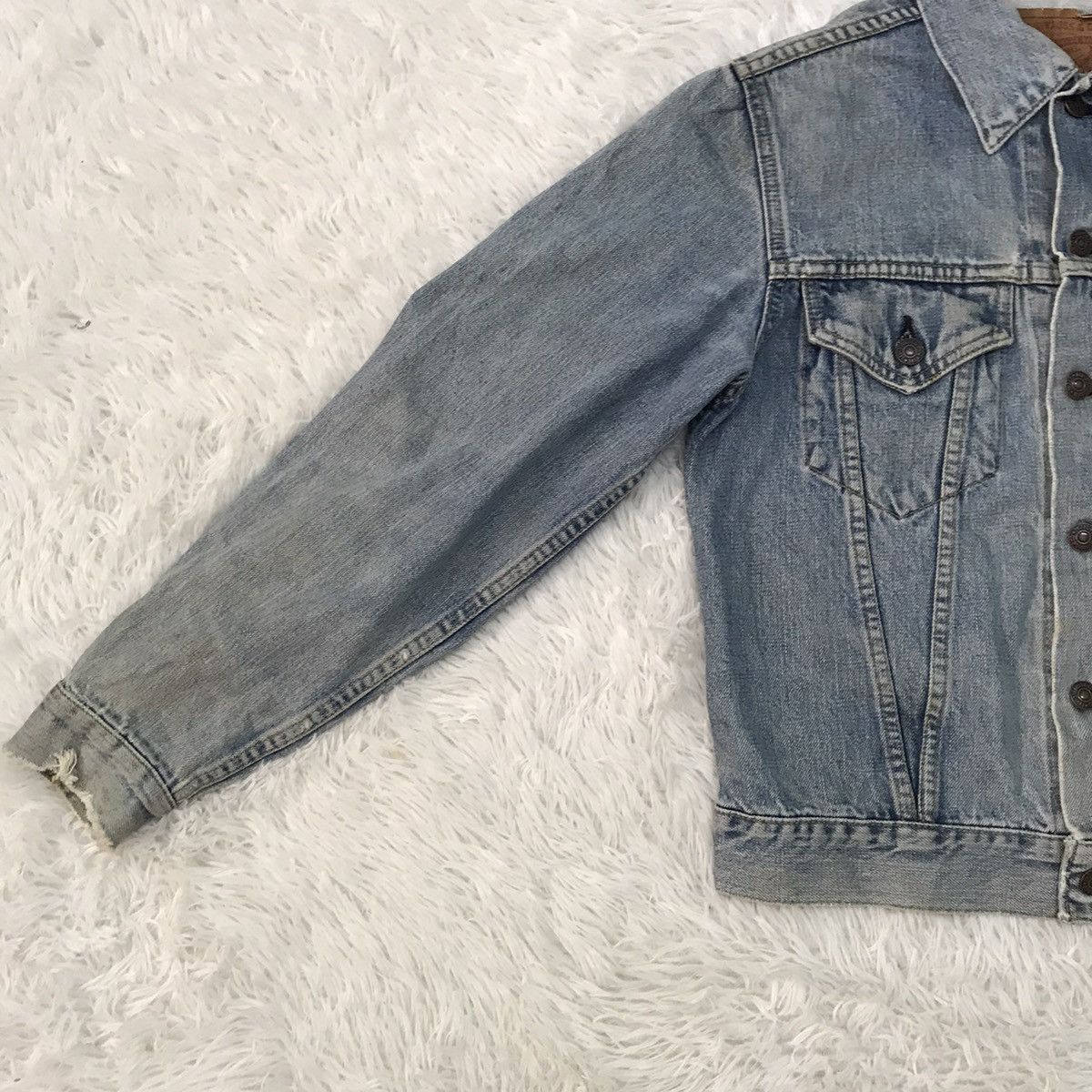 Levi's vintage denim jacket,LEVIS big E made in japan Size US S / EU 44-46 / 1 - 3 Thumbnail