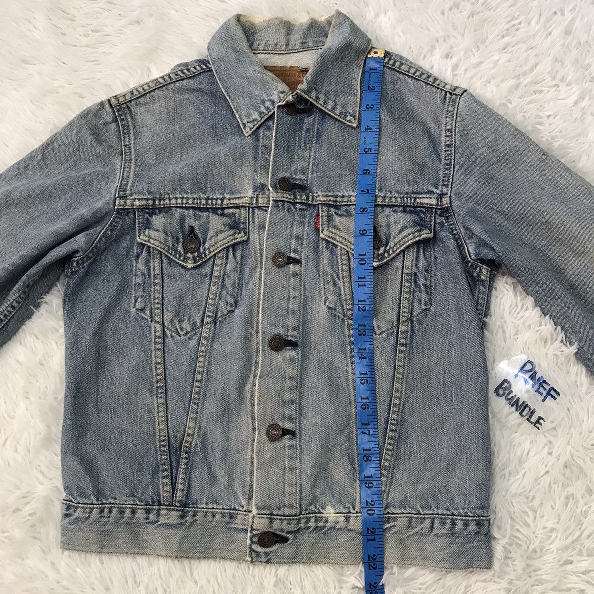 Levi's vintage denim jacket,LEVIS big E made in japan Size US S / EU 44-46 / 1 - 8 Thumbnail