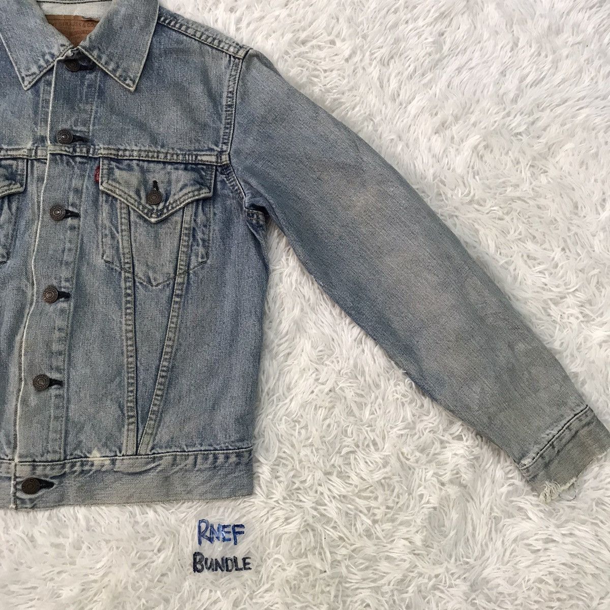 Levi's vintage denim jacket,LEVIS big E made in japan Size US S / EU 44-46 / 1 - 5 Thumbnail