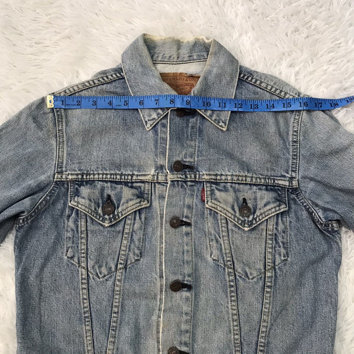 Levi's vintage denim jacket,LEVIS big E made in japan Size US S / EU 44-46 / 1 - 7 Thumbnail