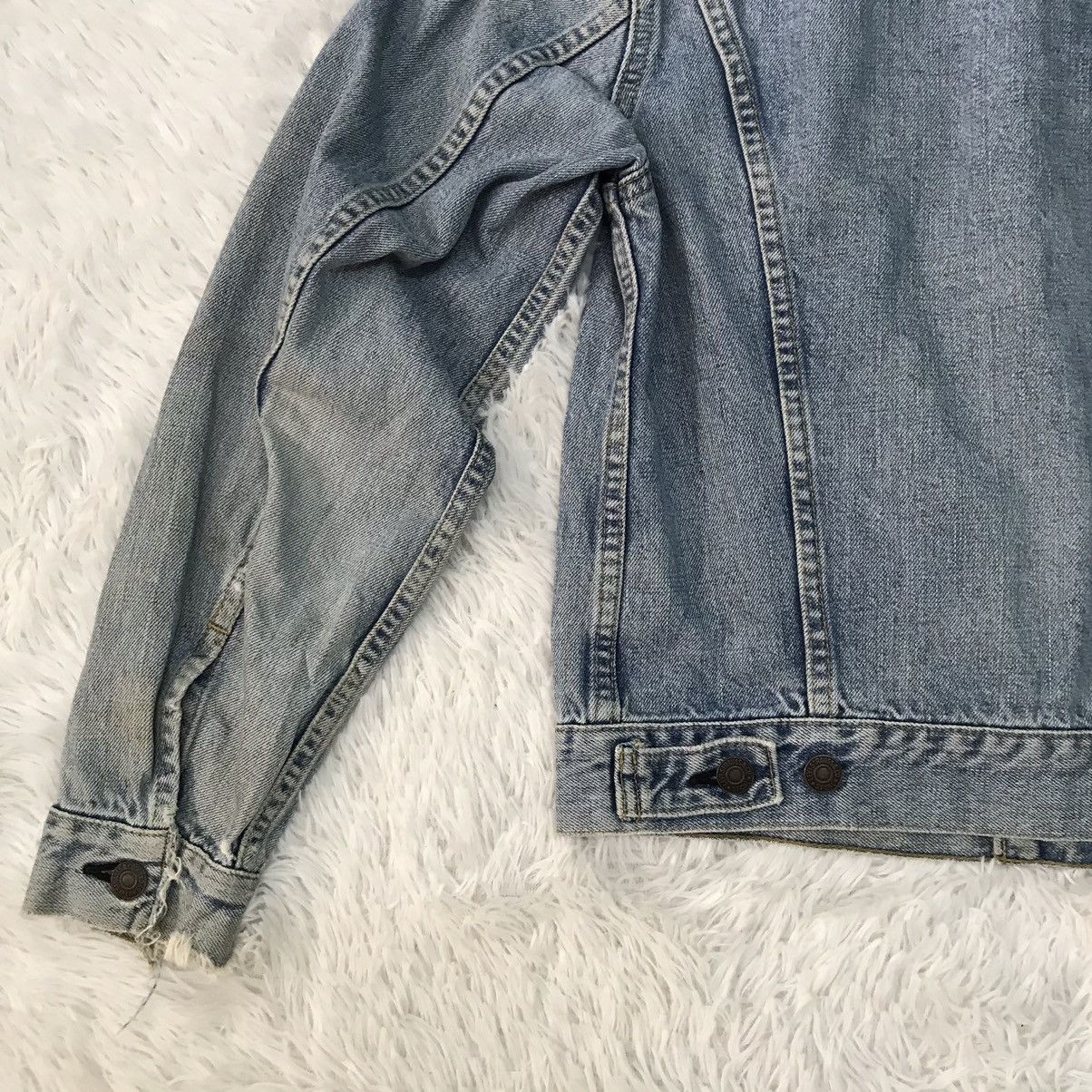Levi's vintage denim jacket,LEVIS big E made in japan Size US S / EU 44-46 / 1 - 12 Thumbnail