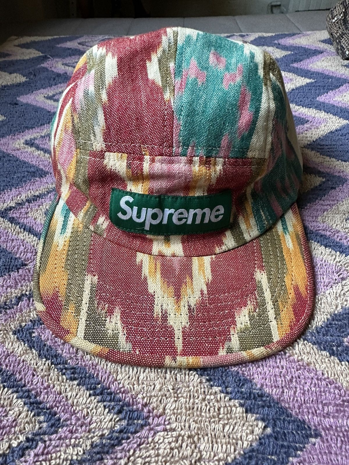 Supreme ikat 2025 camp cap