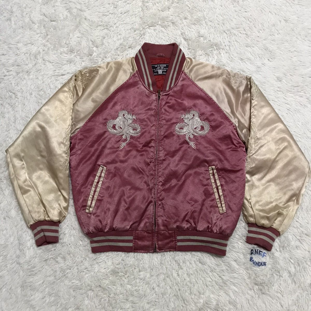 Japanese Brand Sukajan Jacket Japanese Brand Embroidered Logo Dragon M-L Size US L / EU 52-54 / 3 - 2 Thumbnail