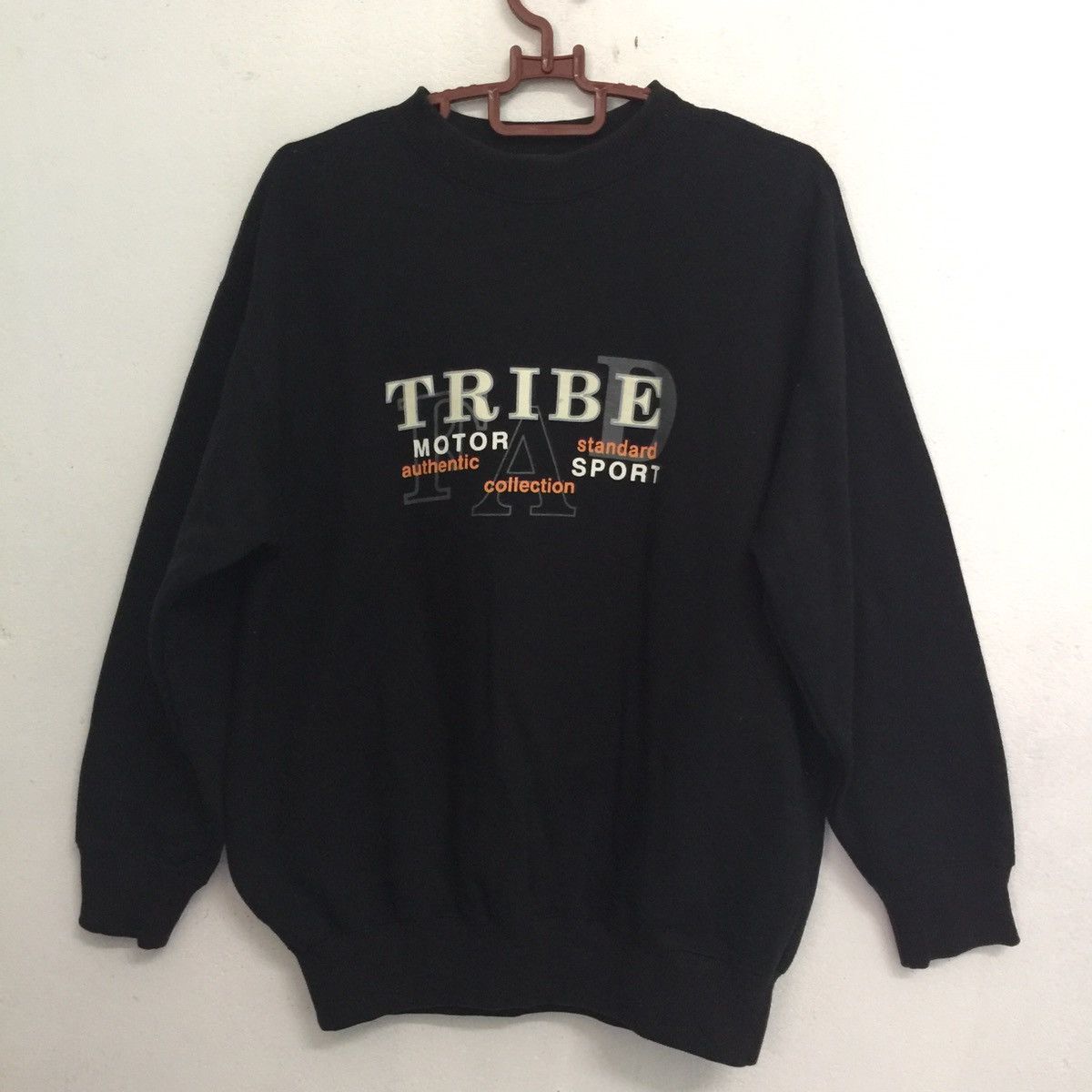 Japanese Brand Gran sergeo tribe motor sport spell out sweatshirt Size US M / EU 48-50 / 2 - 1 Thumbnail