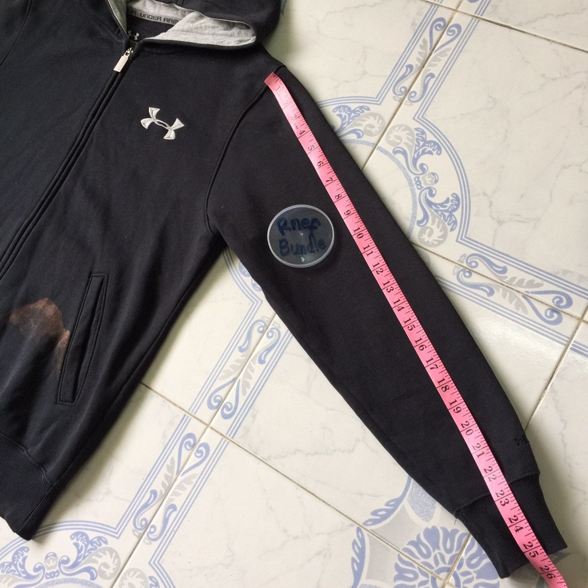 Japanese Brand Under amour faded big logo sweatshirt Size US L / EU 52-54 / 3 - 11 Thumbnail
