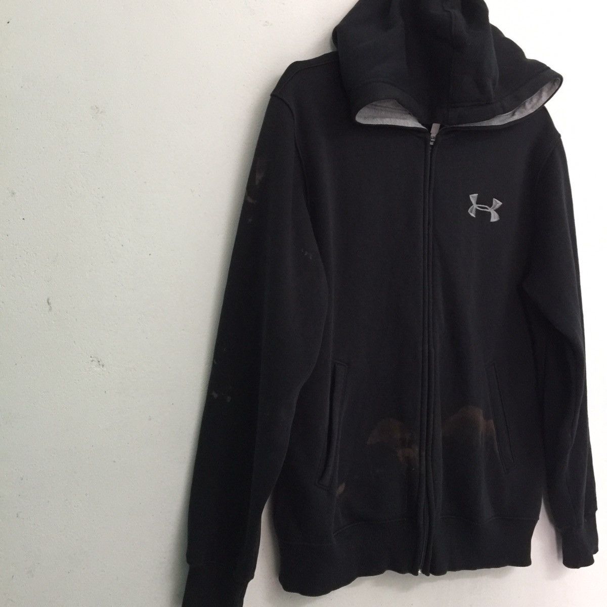 Japanese Brand Under amour faded big logo sweatshirt Size US L / EU 52-54 / 3 - 4 Thumbnail
