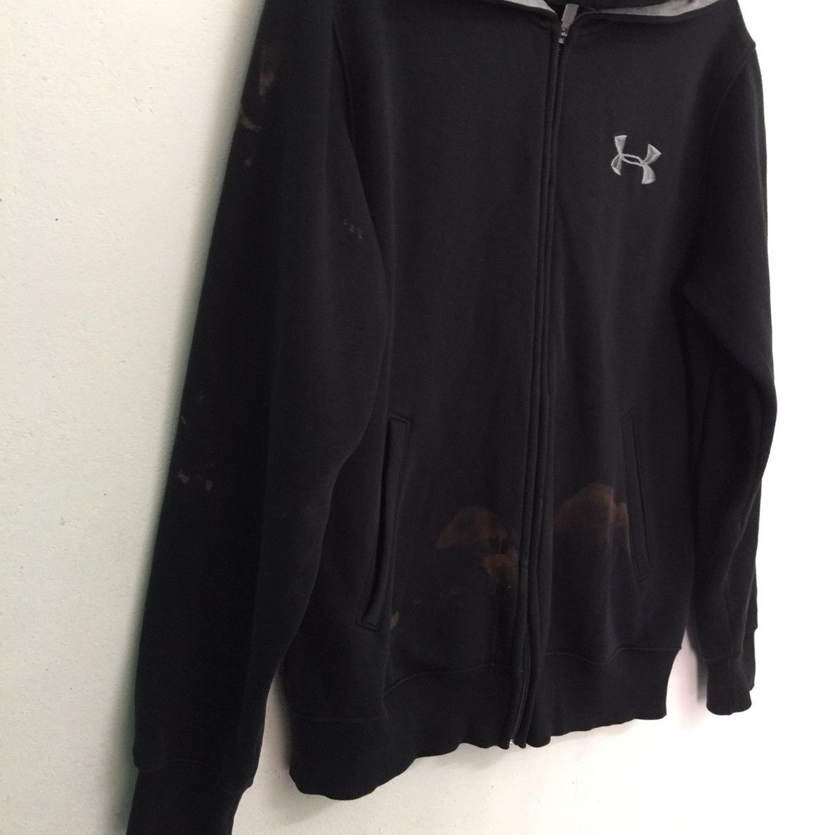 Japanese Brand Under amour faded big logo sweatshirt Size US L / EU 52-54 / 3 - 3 Thumbnail