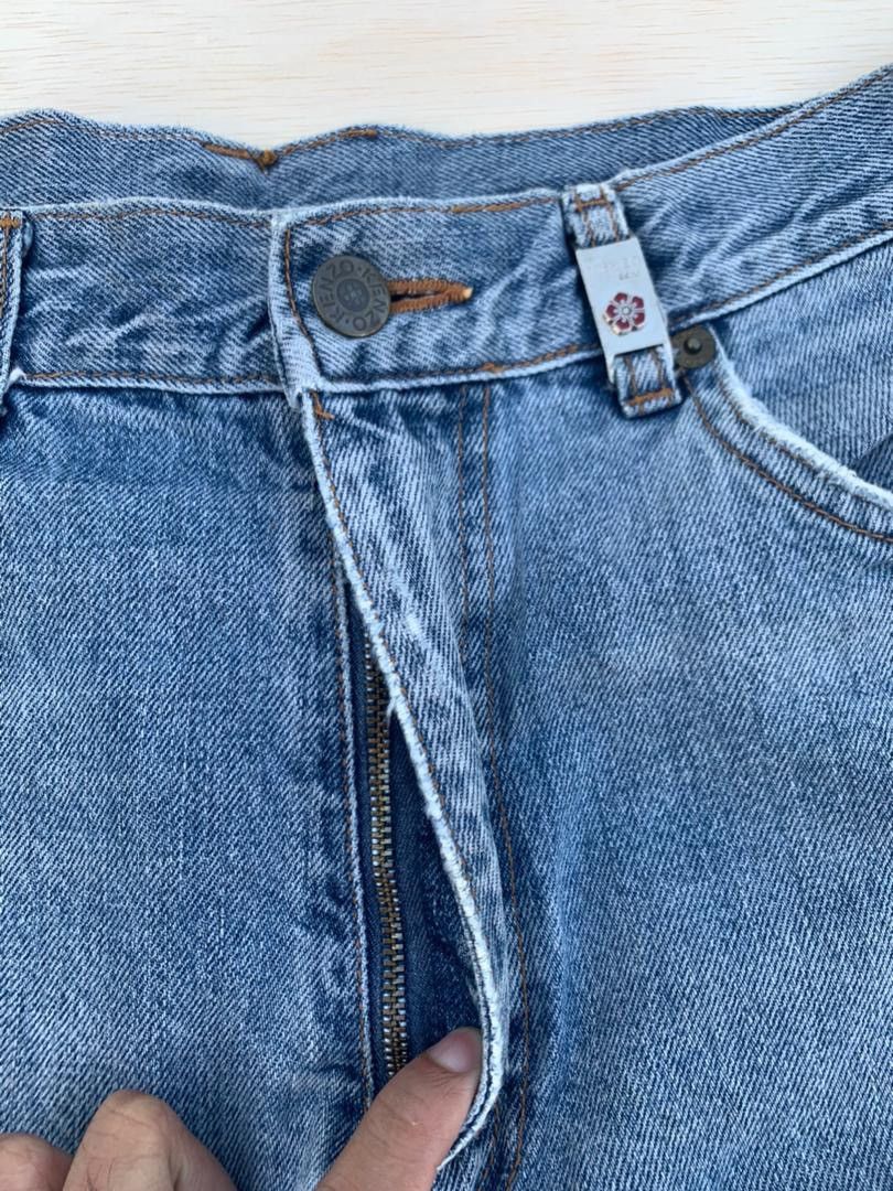 If Six Was Nine × Japanese Brand × Kenzo Flare Kenzo Jeans T7 Size US 31 - 4 Thumbnail