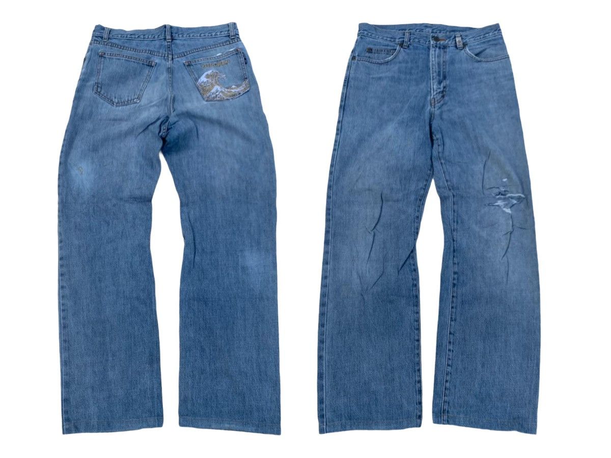 If Six Was Nine × Japanese Brand × Kenzo Flare Kenzo Jeans T7 Size US 31 - 1 Thumbnail
