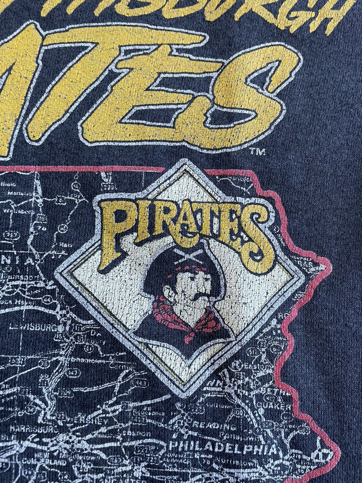MLB 1990 Pittsburg Pirates Stadium History Chest Logo Sweaters Size US L / EU 52-54 / 3 - 8 Thumbnail