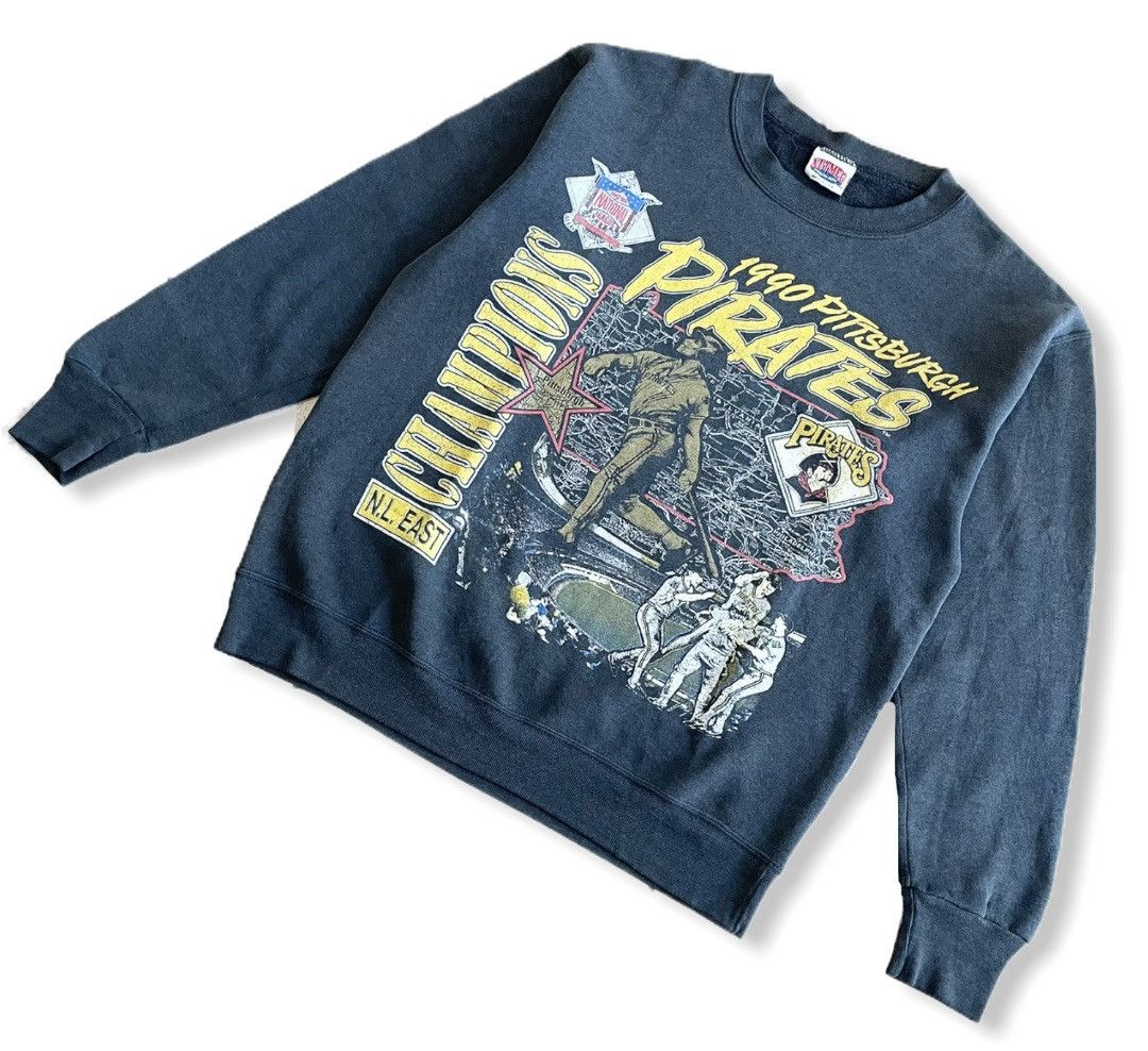 MLB 1990 Pittsburg Pirates Stadium History Chest Logo Sweaters Size US L / EU 52-54 / 3 - 2 Thumbnail