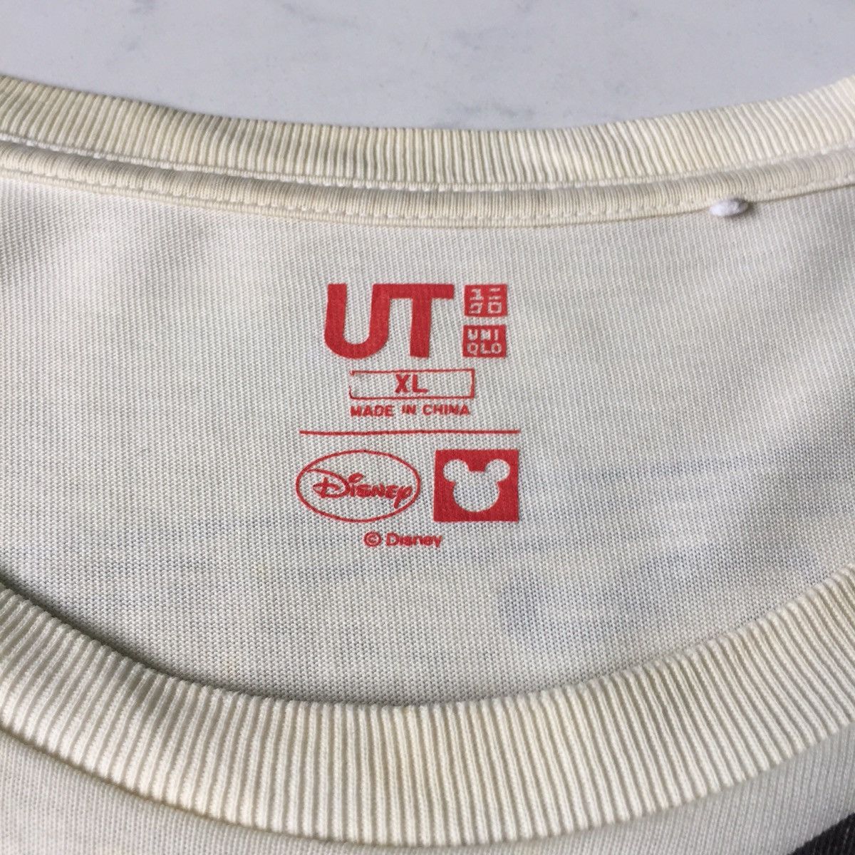 Disney × Mickey Mouse × Uniqlo Big logo mickey mouse uniqlo tshirt Size US XL / EU 56 / 4 - 9 Thumbnail