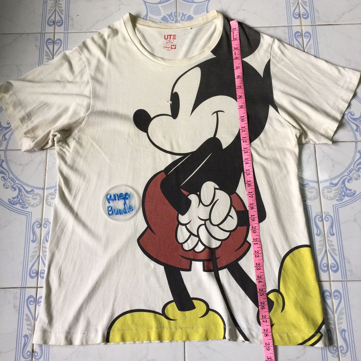 Disney × Mickey Mouse × Uniqlo Big logo mickey mouse uniqlo tshirt Size US XL / EU 56 / 4 - 13 Thumbnail