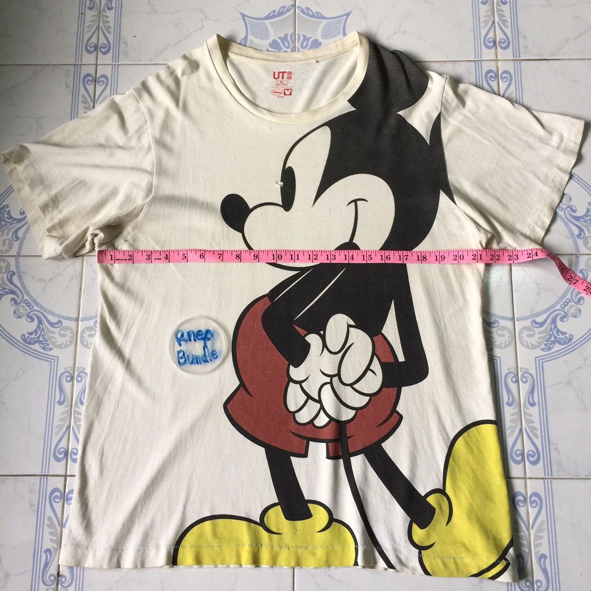 Disney × Mickey Mouse × Uniqlo Big logo mickey mouse uniqlo tshirt Size US XL / EU 56 / 4 - 12 Thumbnail