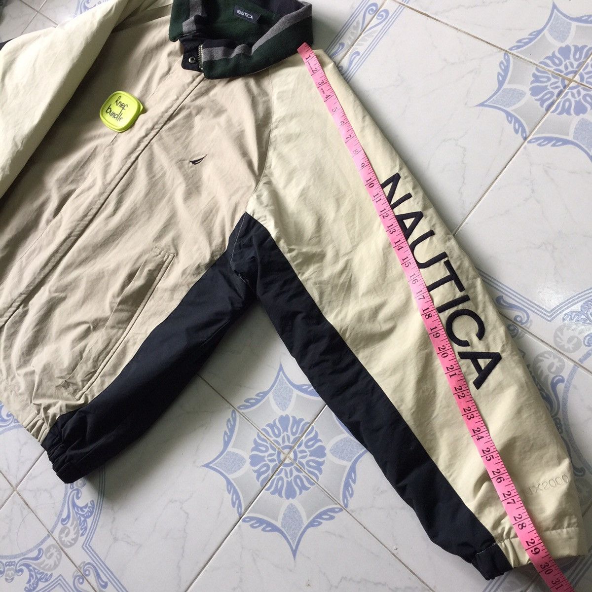 Nautica Nautica button up jacket big logo at hand Size US XL / EU 56 / 4 - 9 Thumbnail