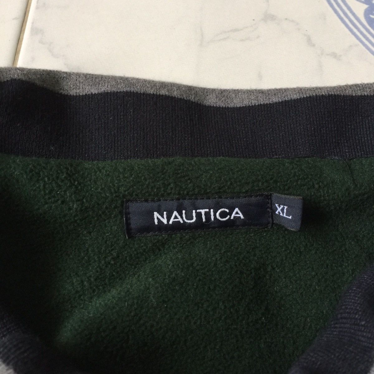 Nautica Nautica button up jacket big logo at hand Size US XL / EU 56 / 4 - 13 Thumbnail