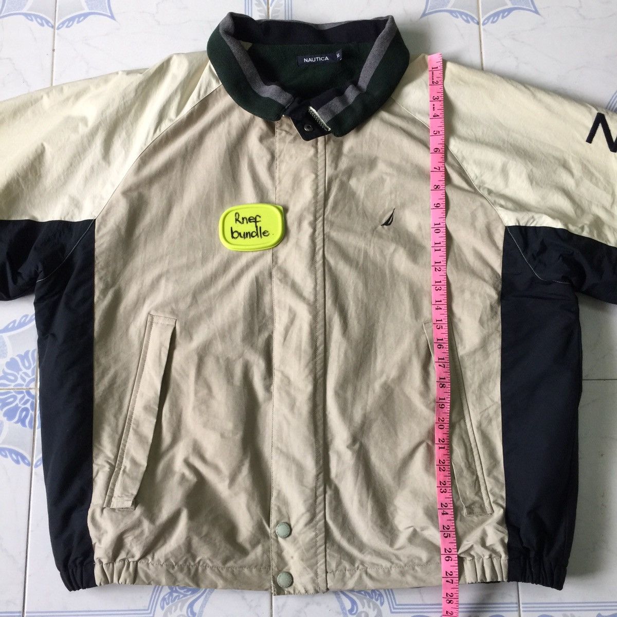 Nautica Nautica button up jacket big logo at hand Size US XL / EU 56 / 4 - 8 Thumbnail