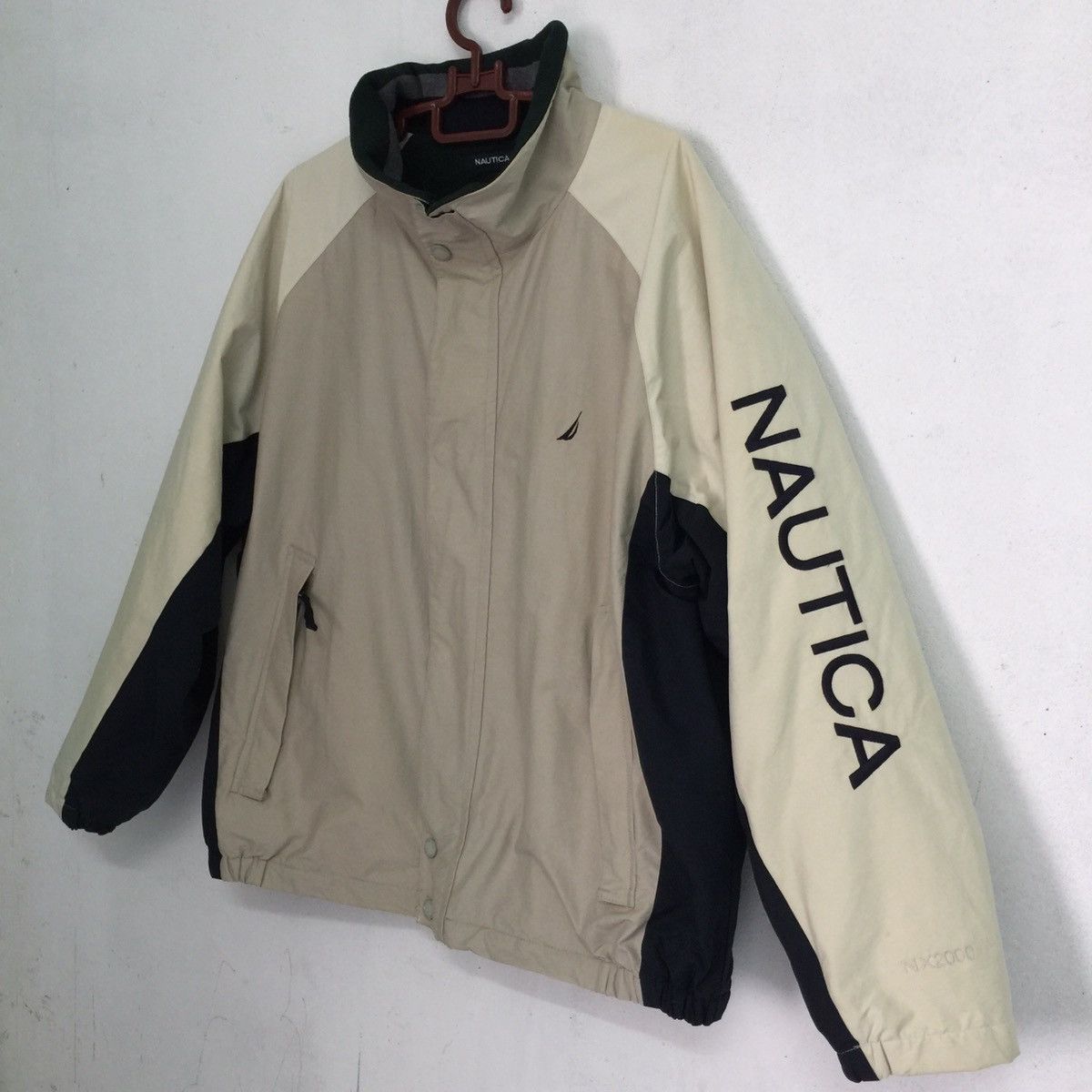 Nautica Nautica button up jacket big logo at hand Size US XL / EU 56 / 4 - 2 Thumbnail