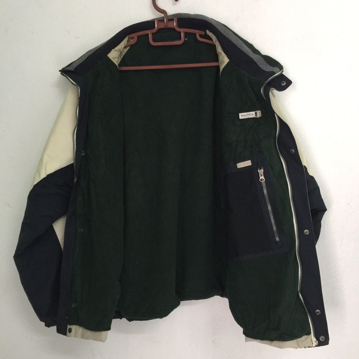 Nautica Nautica button up jacket big logo at hand Size US XL / EU 56 / 4 - 4 Thumbnail