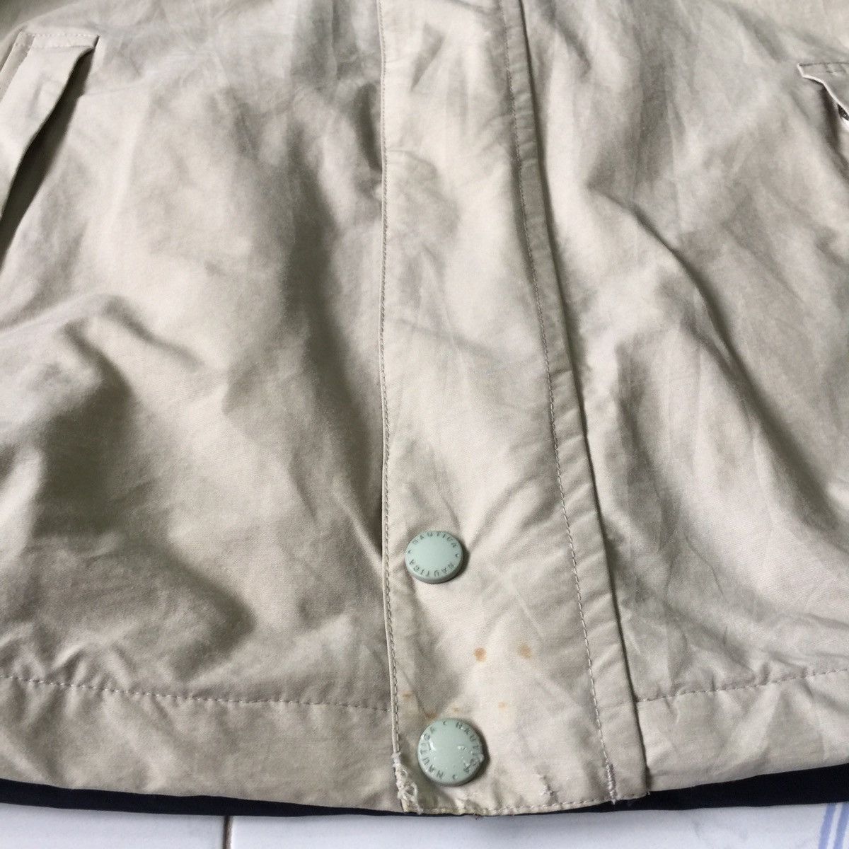 Nautica Nautica button up jacket big logo at hand Size US XL / EU 56 / 4 - 11 Thumbnail