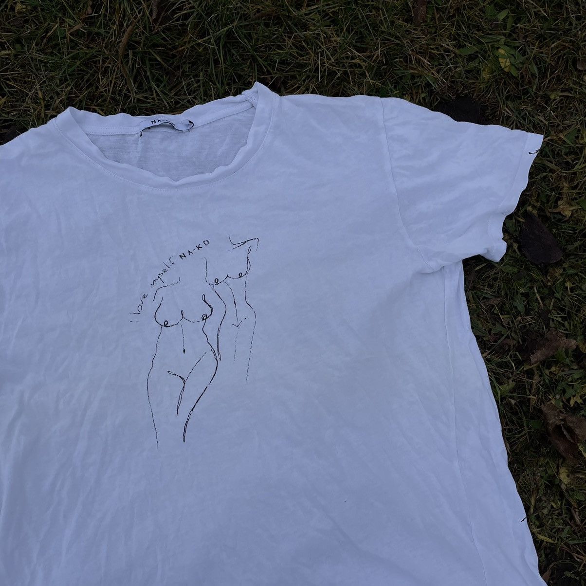 Vintage Vintage 90s Sun Faded Graphic Tee Grunge Aesthetic Baggy L Size L / US 10 / IT 46 - 4 Thumbnail
