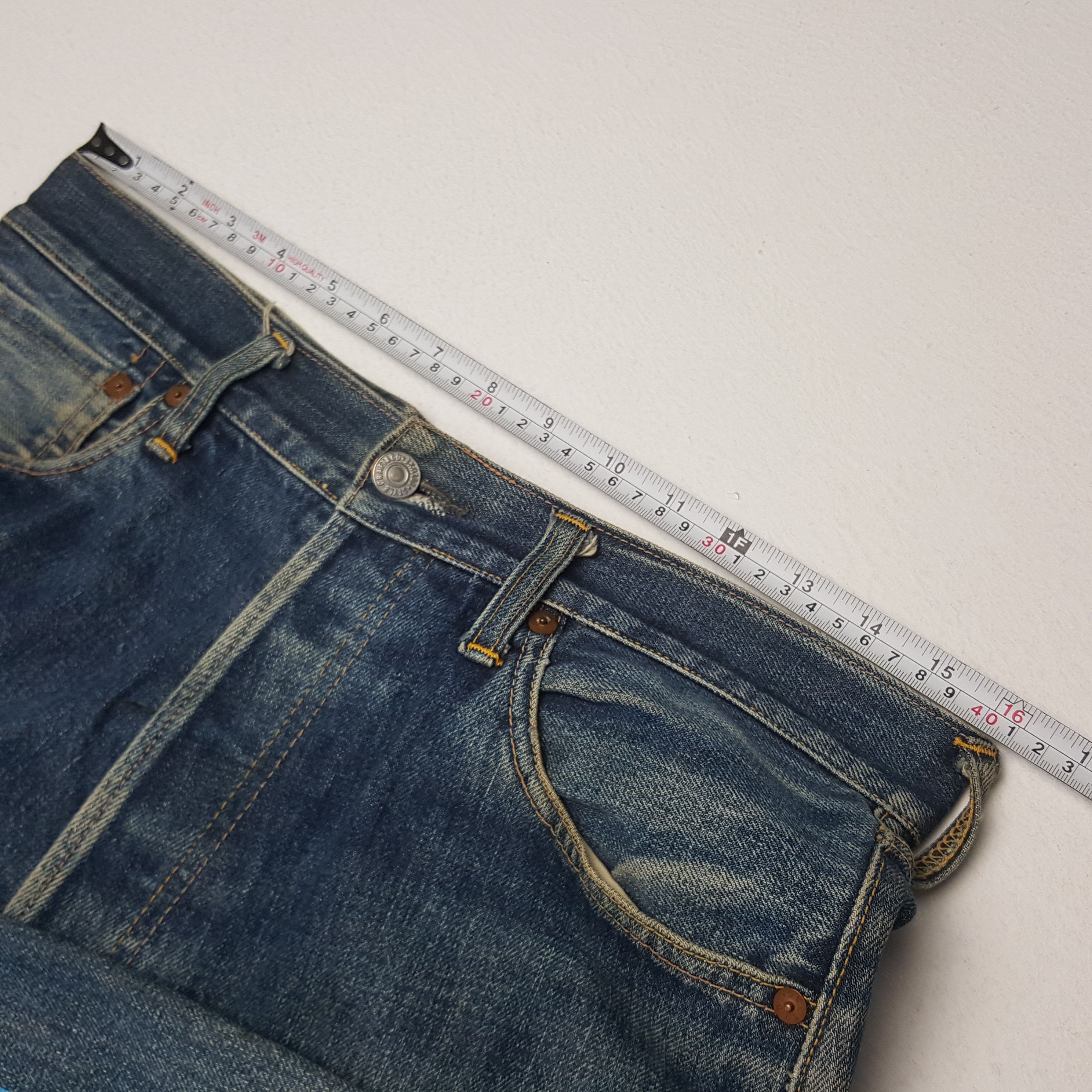 Japanese Brand × Vintage Vintage Evis Japan Custom Blue Daicock Denim Jeans Size US 32 / EU 48 - 7 Thumbnail