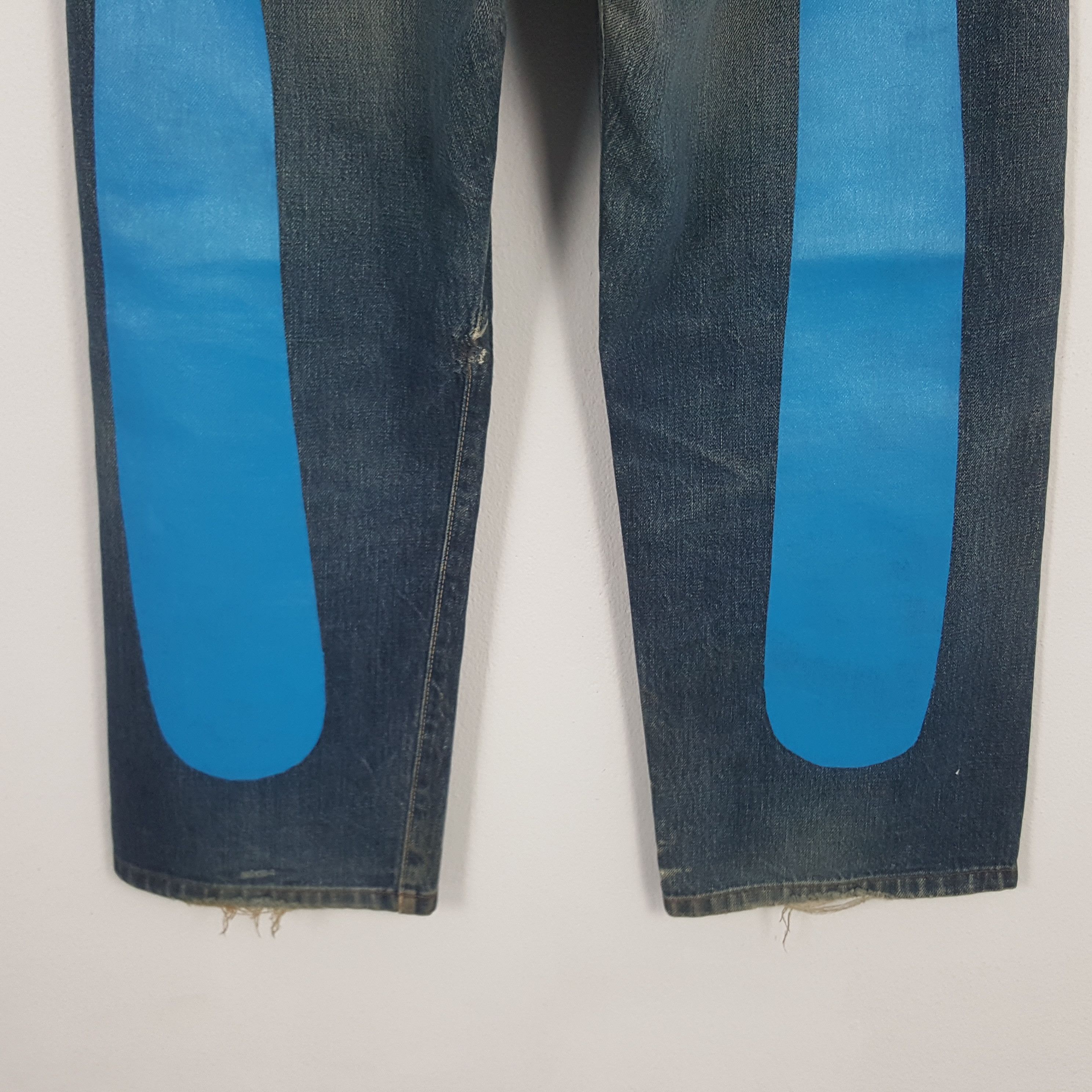 Japanese Brand × Vintage Vintage Evis Japan Custom Blue Daicock Denim Jeans Size US 32 / EU 48 - 3 Thumbnail