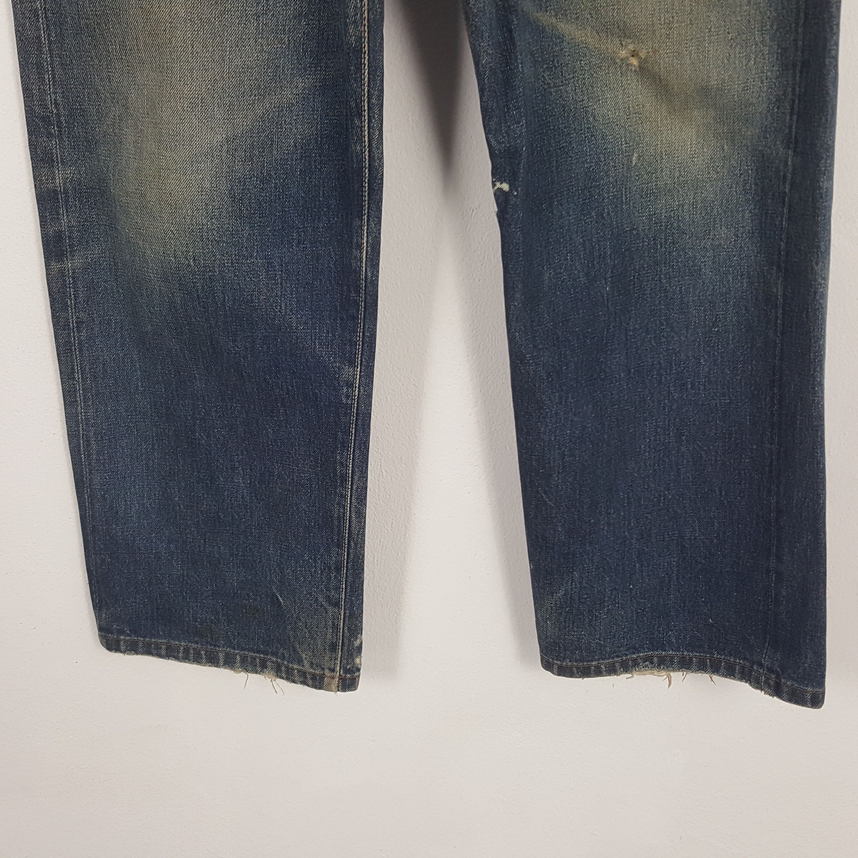 Japanese Brand × Vintage Vintage Evis Japan Custom Blue Daicock Denim Jeans Size US 32 / EU 48 - 6 Thumbnail