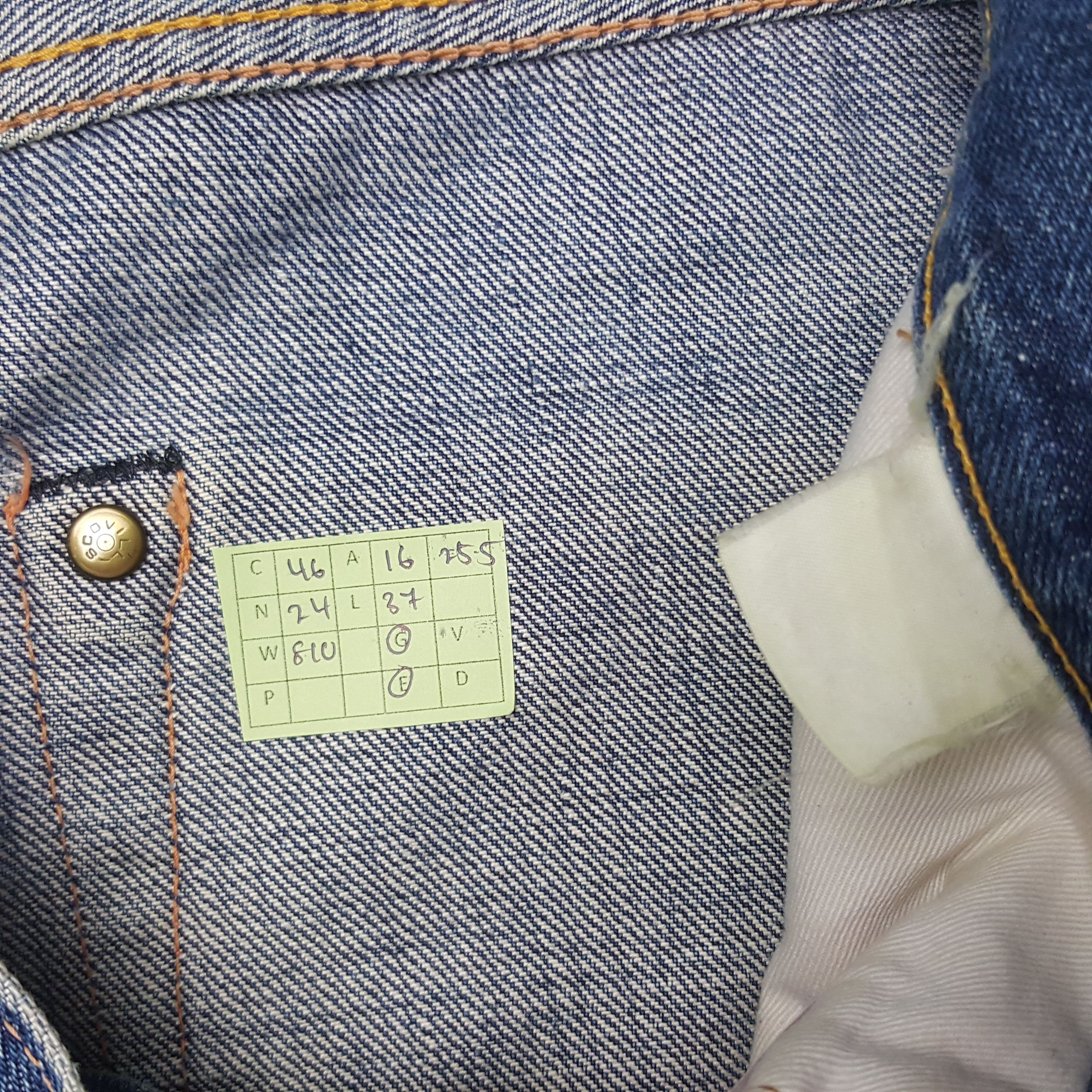 Japanese Brand × Vintage Vintage Evis Japan Custom Blue Daicock Denim Jeans Size US 32 / EU 48 - 14 Thumbnail